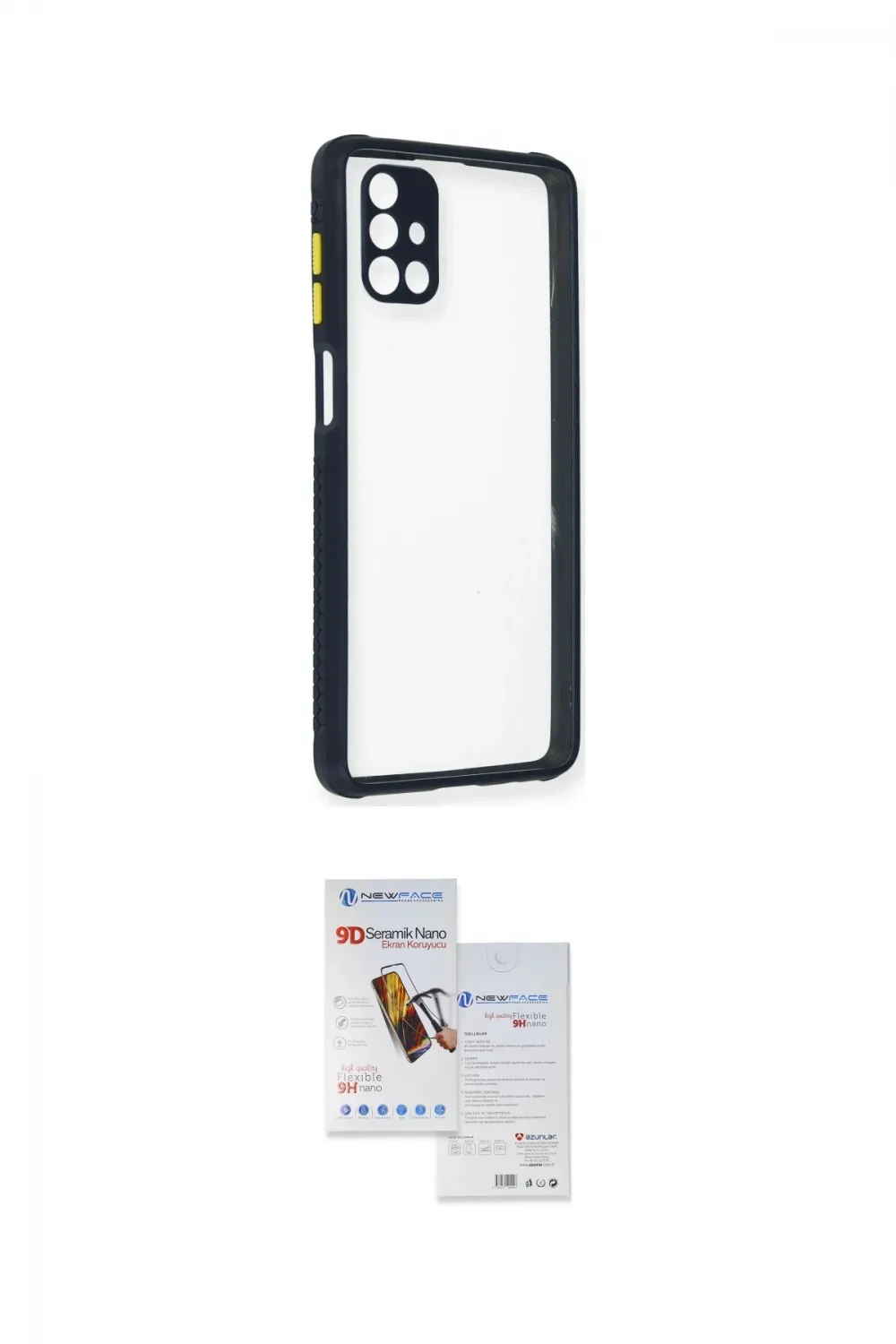 ieg™ Galaxy M51 Kılıf Nova Asil Özel Seri - Siyah Seramik Nano Ekran Koruyucu