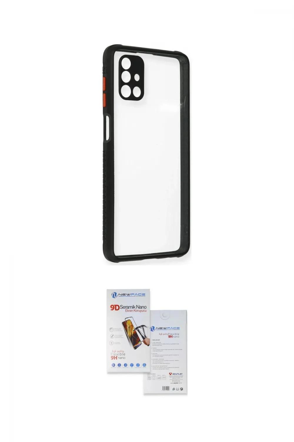 ieg™ Galaxy M51 Kılıf Nova Asil Özel Seri - Siyah Seramik Nano Ekran Koruyucu
