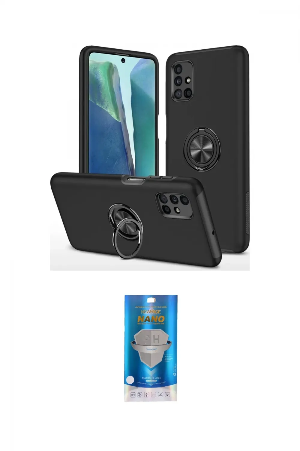 ieg™ Galaxy M51 Kılıf Odak Form Prime - Şeffaf Royal Nano Ekran Koruyucu
