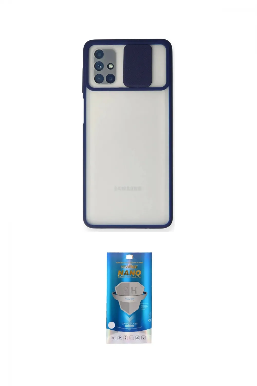 ieg™ Galaxy M51 Kılıf Vadi Çizgi - Şeffaf Royal Nano Ekran Koruyucu