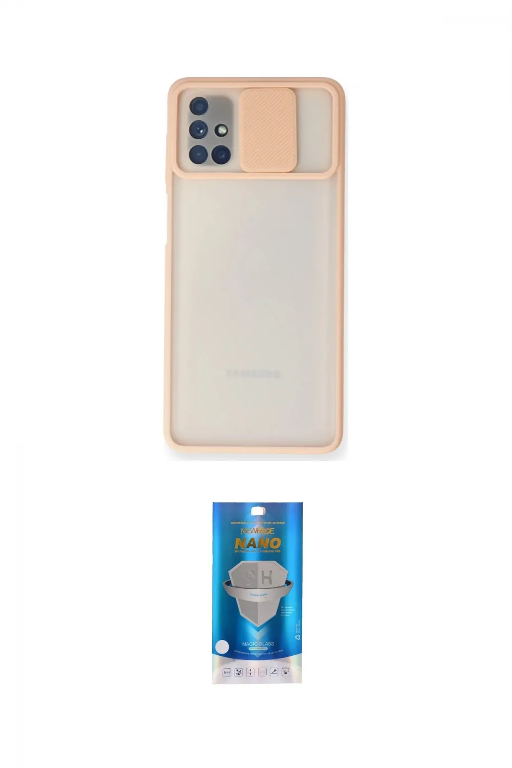 ieg™ Galaxy M51 Kılıf Vadi Çizgi - Şeffaf Royal Nano Ekran Koruyucu