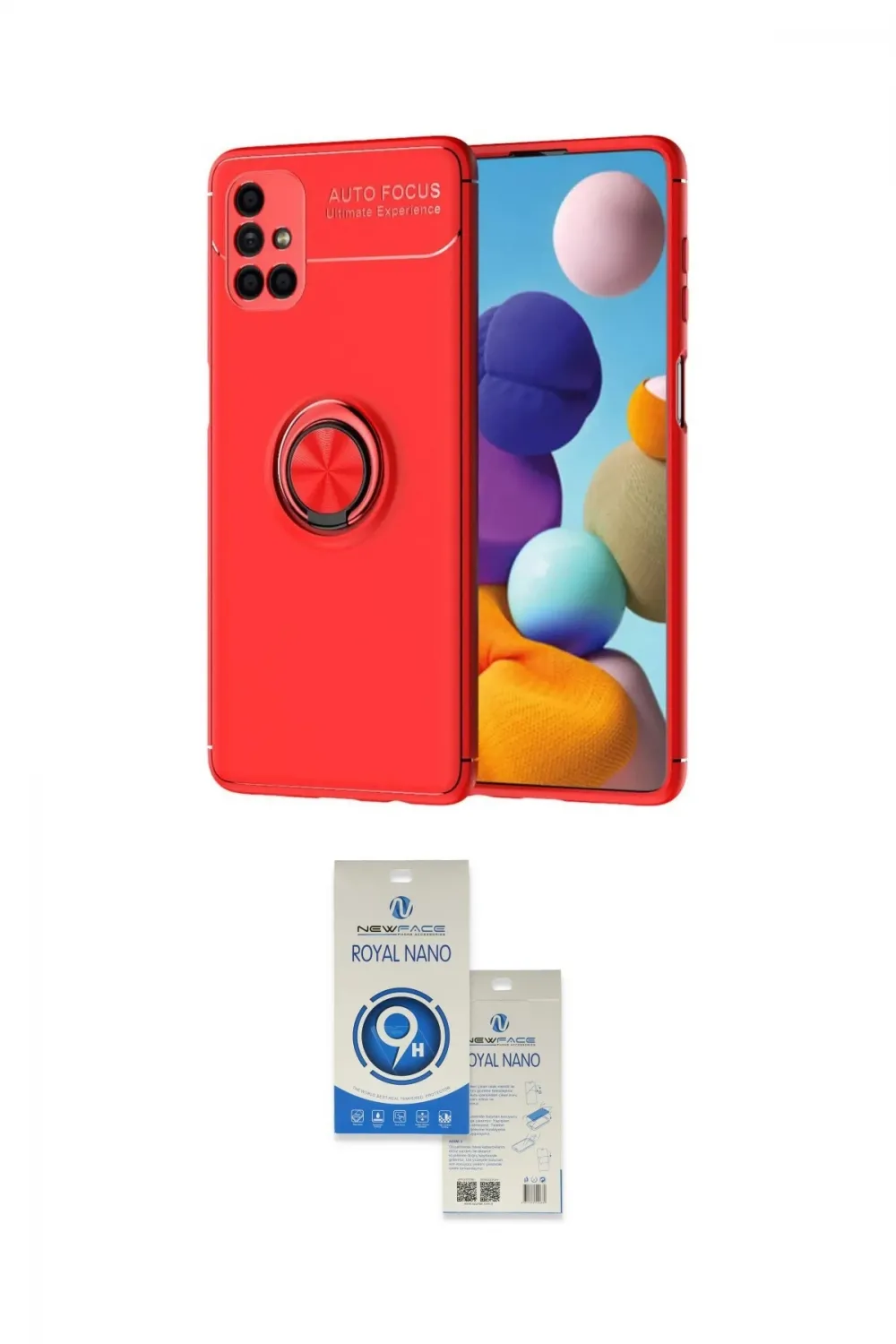 ieg™ Galaxy M51 Kılıf Yankı Form Prime - Şeffaf Royal Nano Ekran Koruyucu