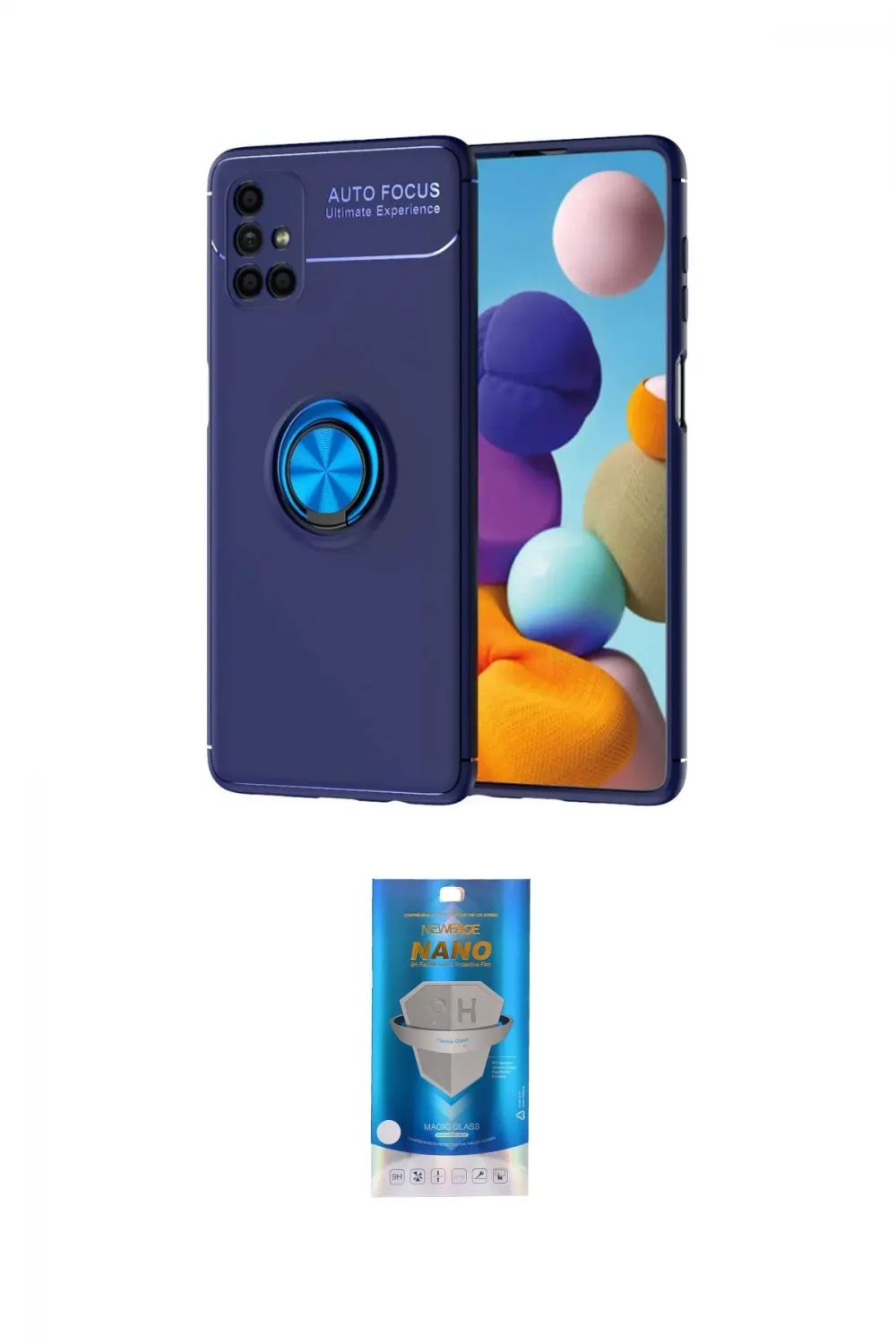 ieg™ Galaxy M51 Kılıf Yankı Form Prime - Şeffaf Royal Nano Ekran Koruyucu