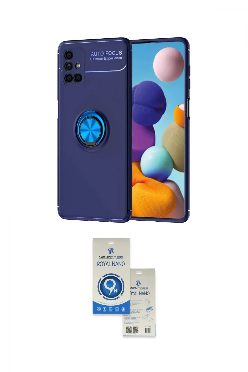 ieg™ Galaxy M51 Kılıf Yankı Form Prime - Şeffaf Royal Nano Ekran Koruyucu