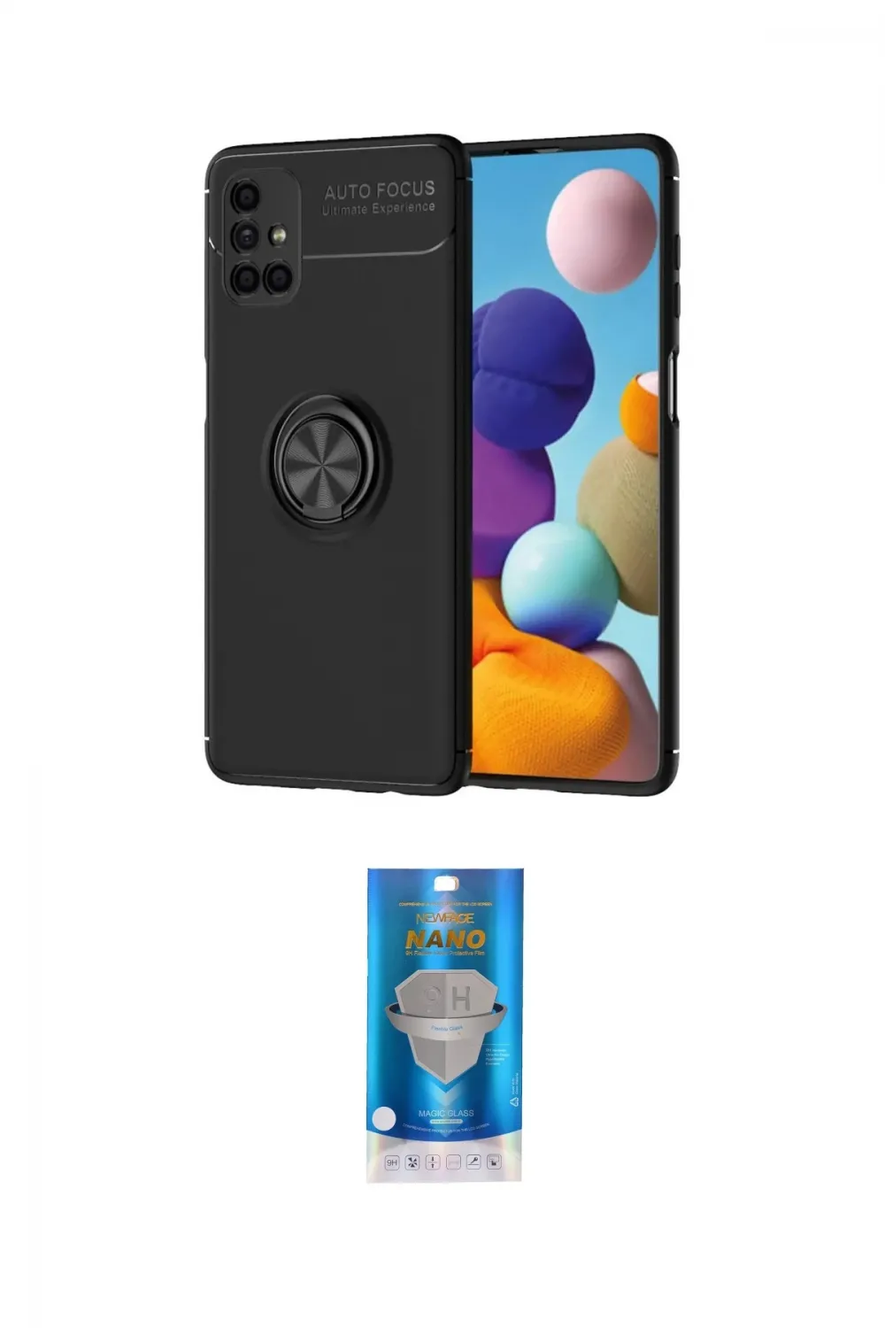 ieg™ Galaxy M51 Kılıf Yankı Form Prime - Şeffaf Royal Nano Ekran Koruyucu