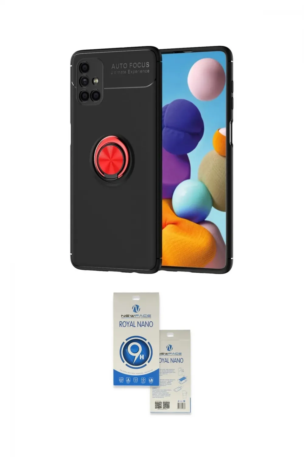 ieg™ Galaxy M51 Kılıf Yankı Form Prime - Şeffaf Royal Nano Ekran Koruyucu