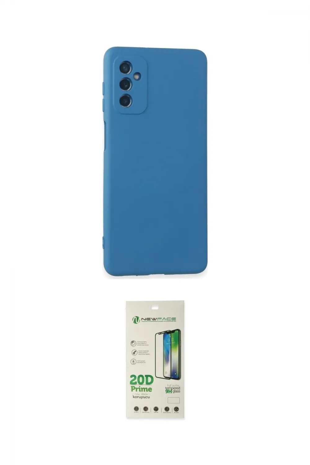 ieg™ Galaxy M52 5G Kılıf Ahenk Serisi - Siyah 20D Premium Cam Ekran Koruyucu