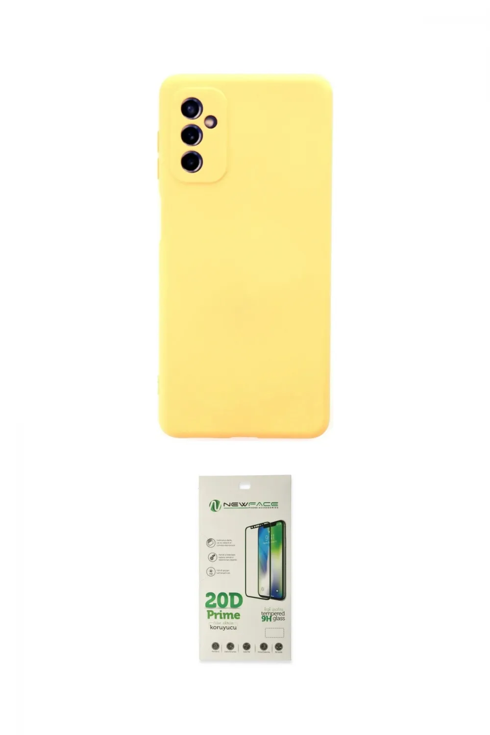 ieg™ Galaxy M52 5G Kılıf Ahenk Serisi - Siyah 20D Premium Cam Ekran Koruyucu