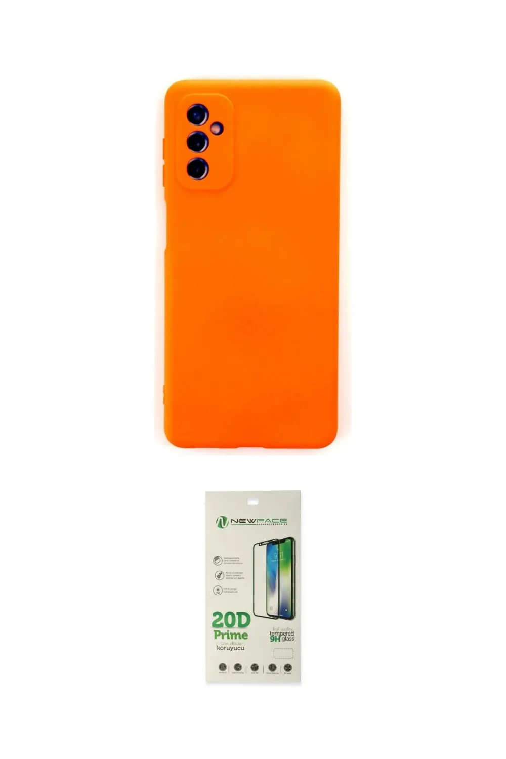ieg™ Galaxy M52 5G Kılıf Ahenk Serisi - Siyah 20D Premium Cam Ekran Koruyucu
