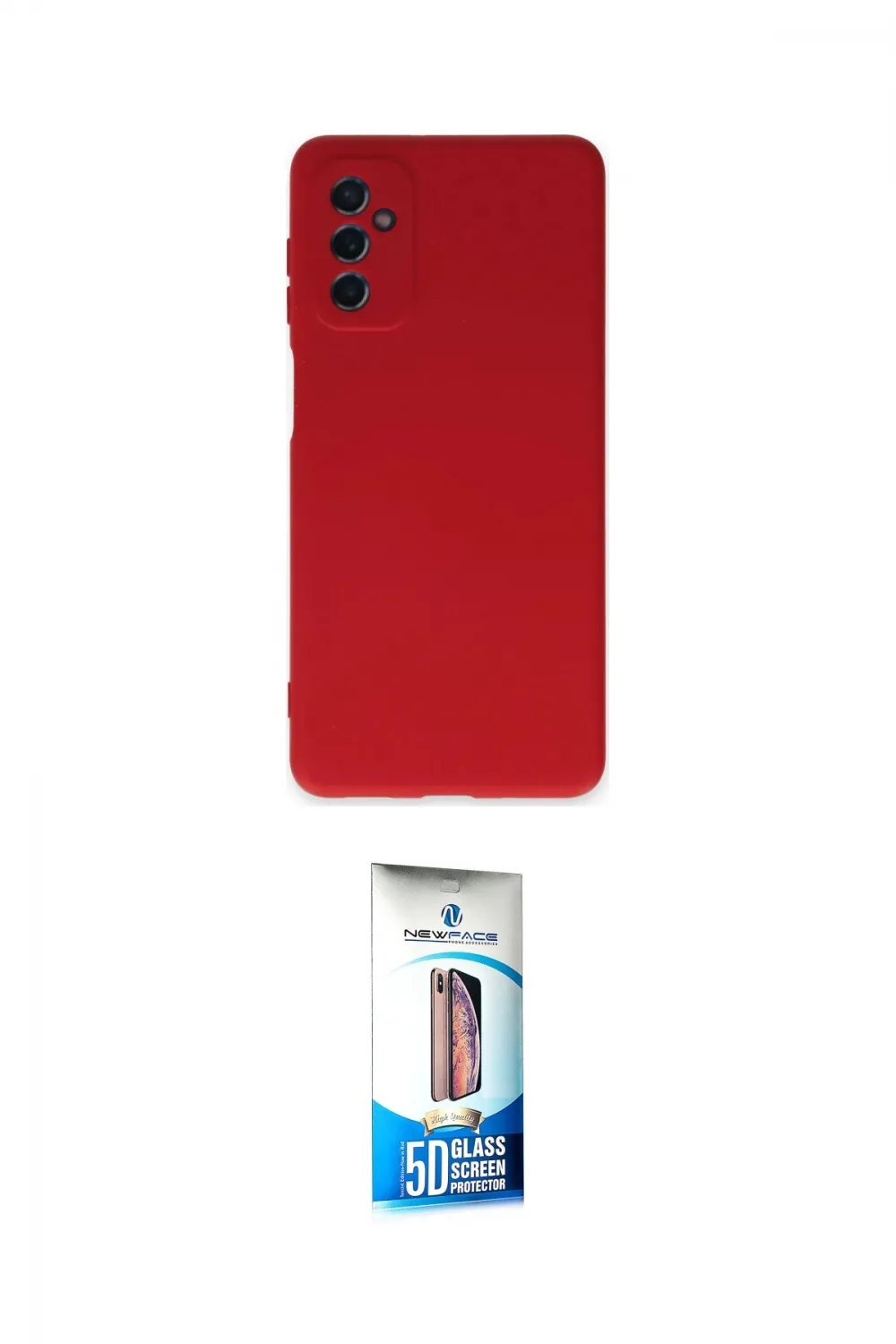 ieg™ Galaxy M52 5G Kılıf Ahenk Serisi - Siyah 5D Eko Cam Ekran Koruyucu