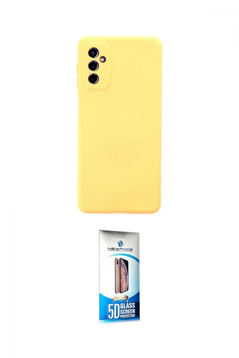 ieg™ Galaxy M52 5G Kılıf Ahenk Serisi - Siyah 5D Eko Cam Ekran Koruyucu