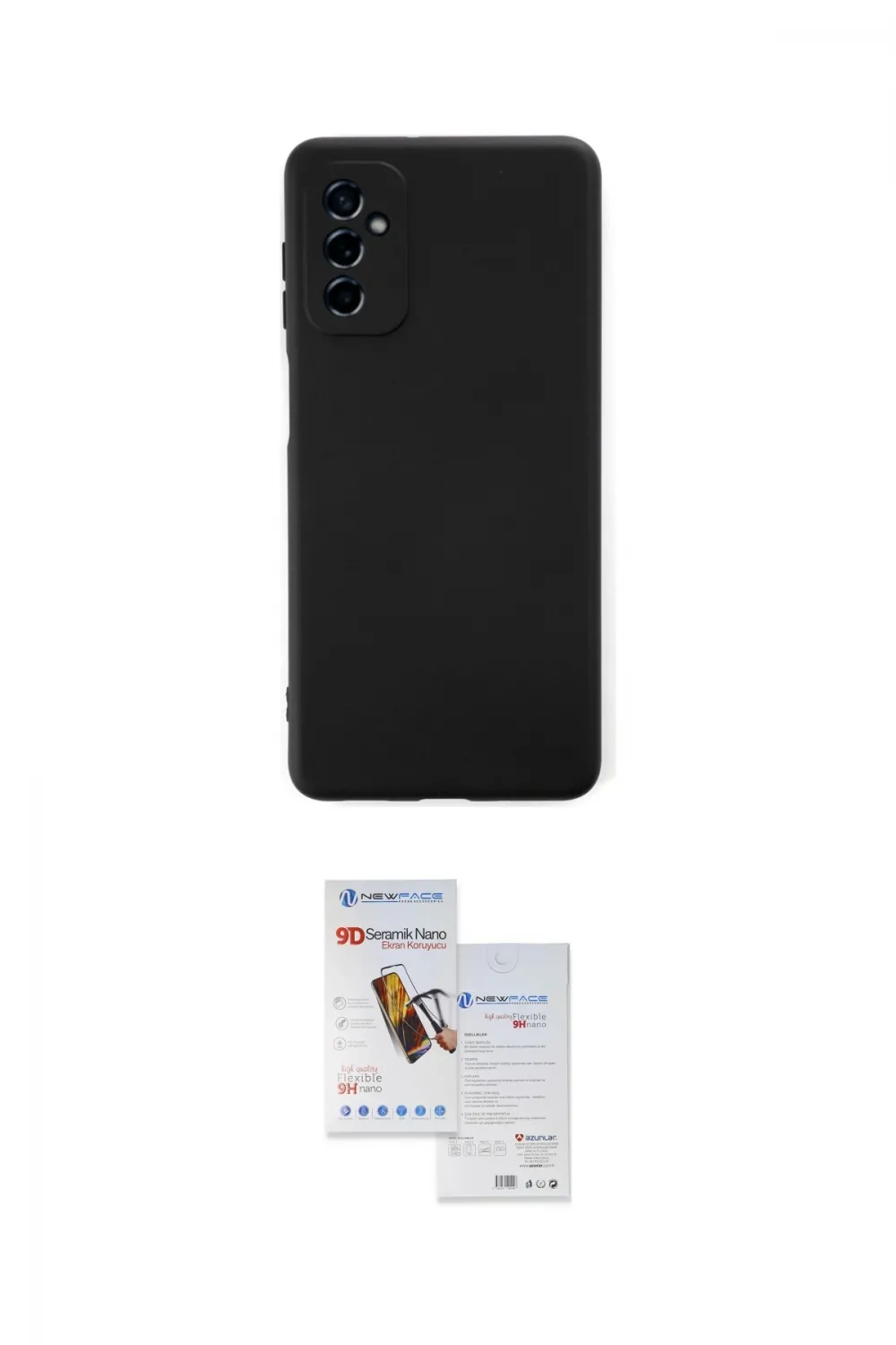ieg™ Galaxy M52 5G Kılıf Ahenk Serisi - Siyah Seramik Nano Ekran Koruyucu