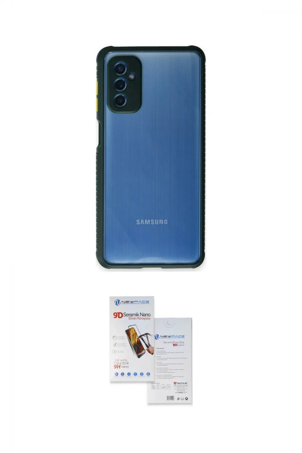 ieg™ Galaxy M52 5G Kılıf Nova Asil Özel Seri - Siyah Seramik Nano Ekran Koruyucu