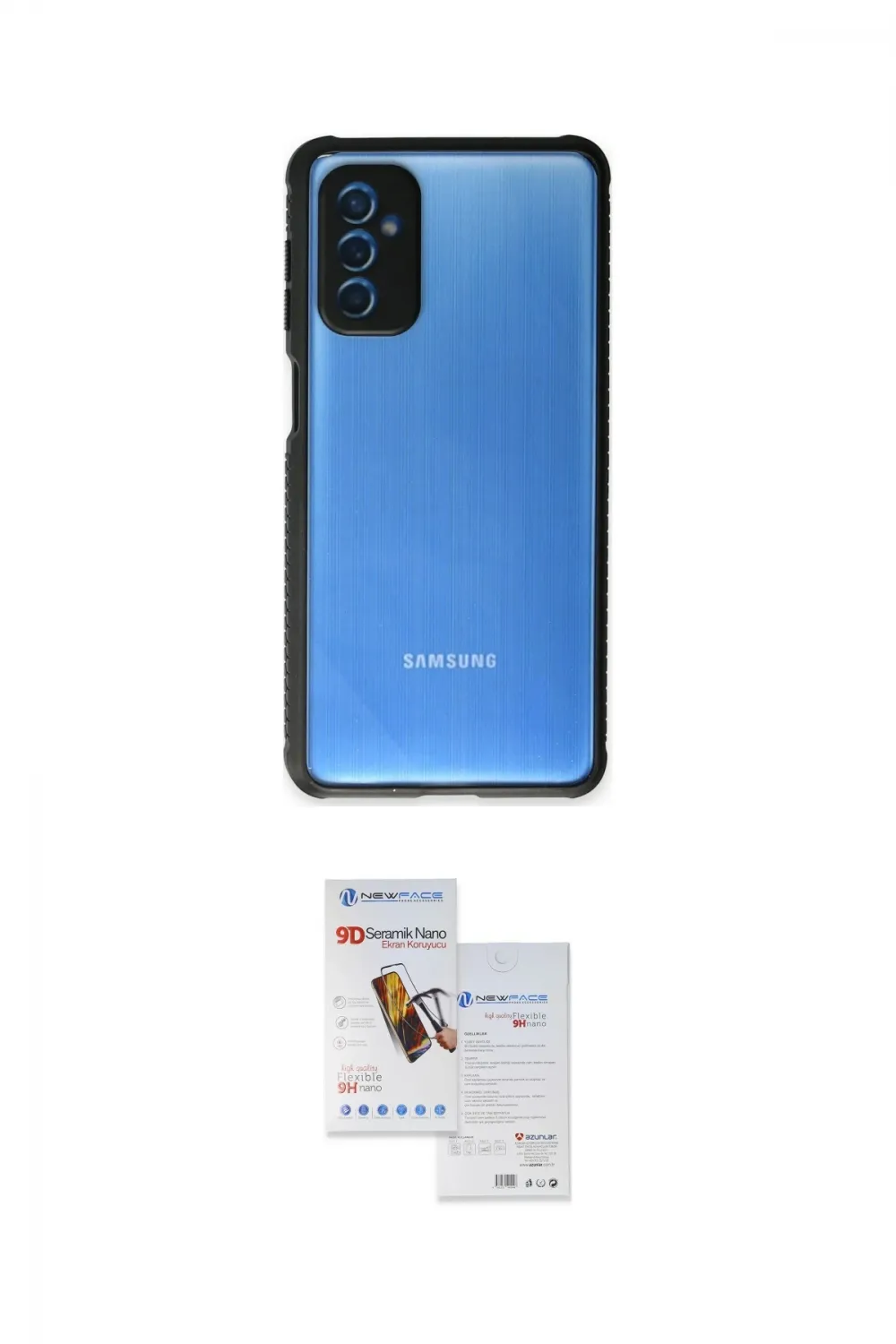 ieg™ Galaxy M52 5G Kılıf Nova Asil Özel Seri - Siyah Seramik Nano Ekran Koruyucu