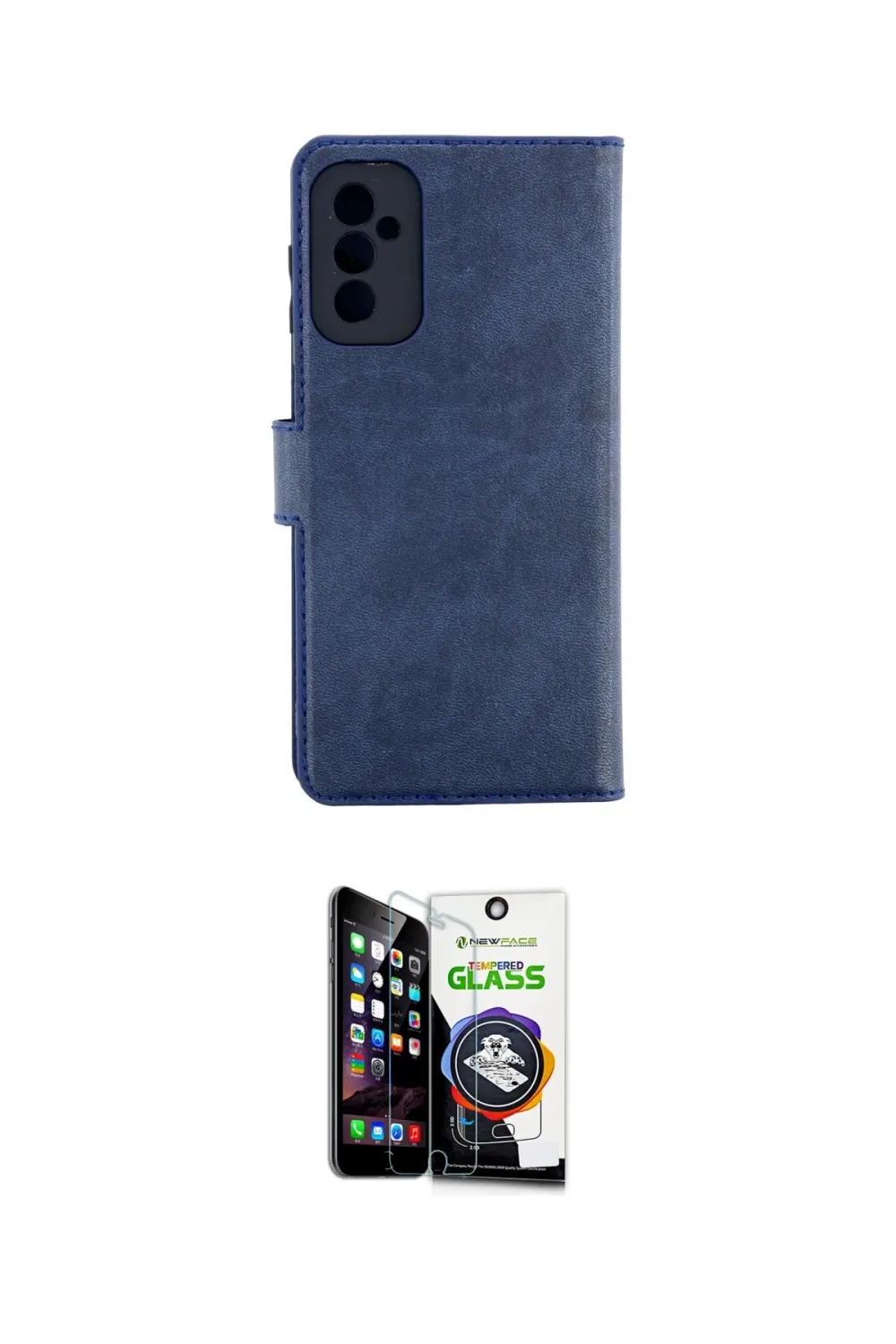 ieg™ Galaxy M52 5G Kılıf Siluet Işık Serisi - Şeffaf Temperli Cam Ekran Koruyucu