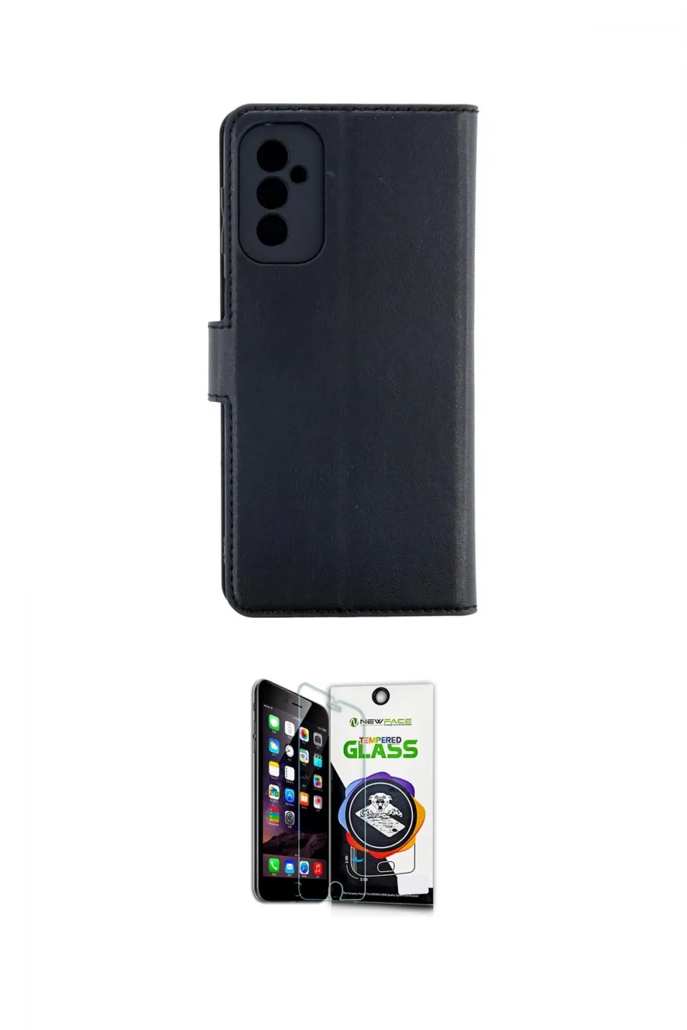ieg™ Galaxy M52 5G Kılıf Siluet Işık Serisi - Şeffaf Temperli Cam Ekran Koruyucu