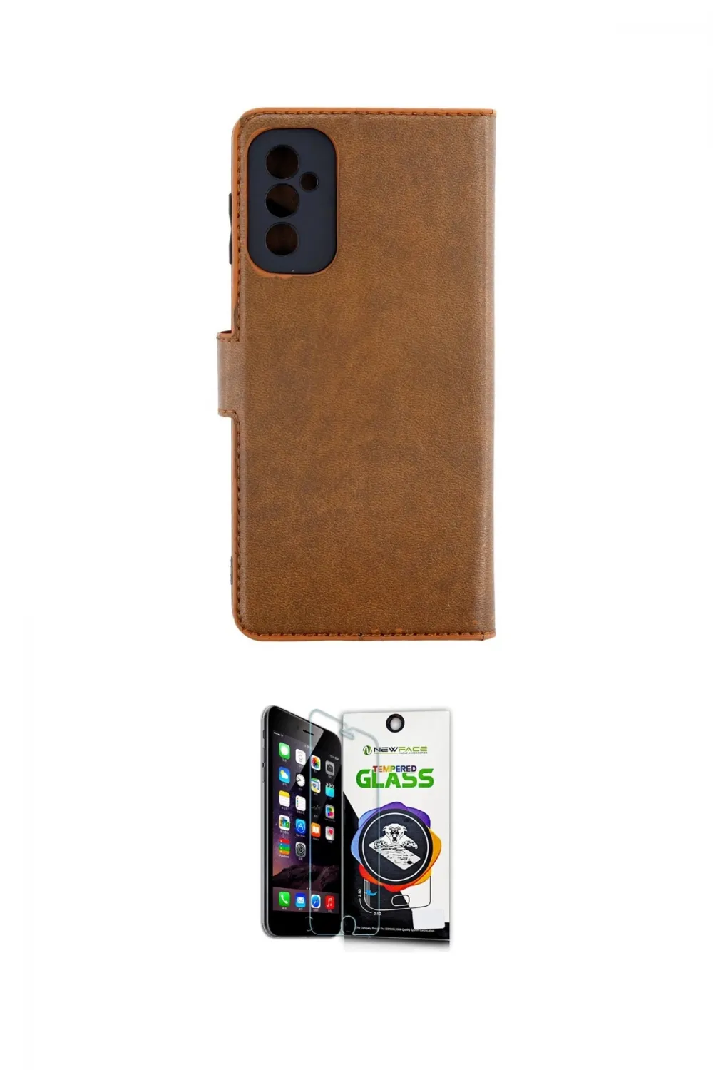ieg™ Galaxy M52 5G Kılıf Siluet Işık Serisi - Şeffaf Temperli Cam Ekran Koruyucu
