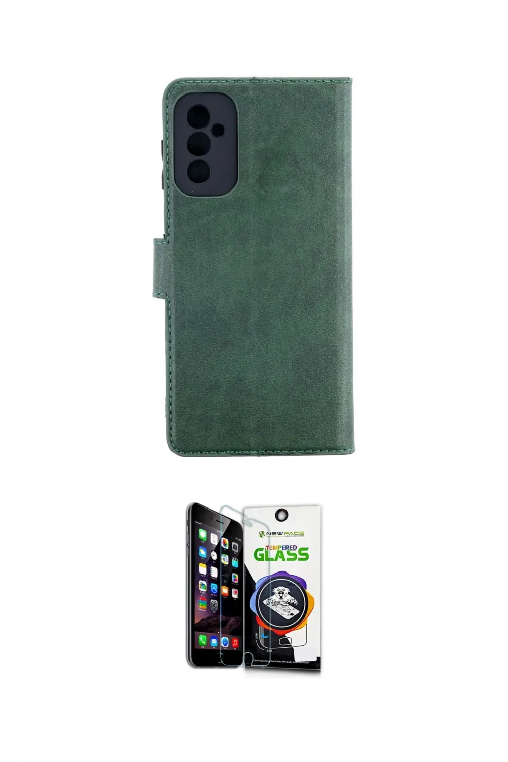 ieg™ Galaxy M52 5G Kılıf Siluet Işık Serisi - Şeffaf Temperli Cam Ekran Koruyucu