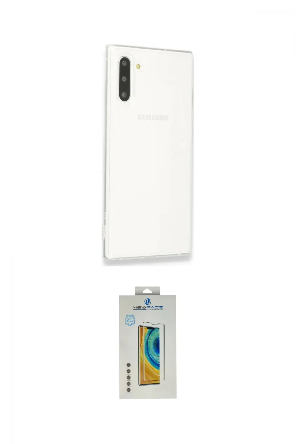 ieg™ Galaxy Note 10 Kılıf Zirve Doku - Şeffaf Polymer Nano Ekran Koruyucu