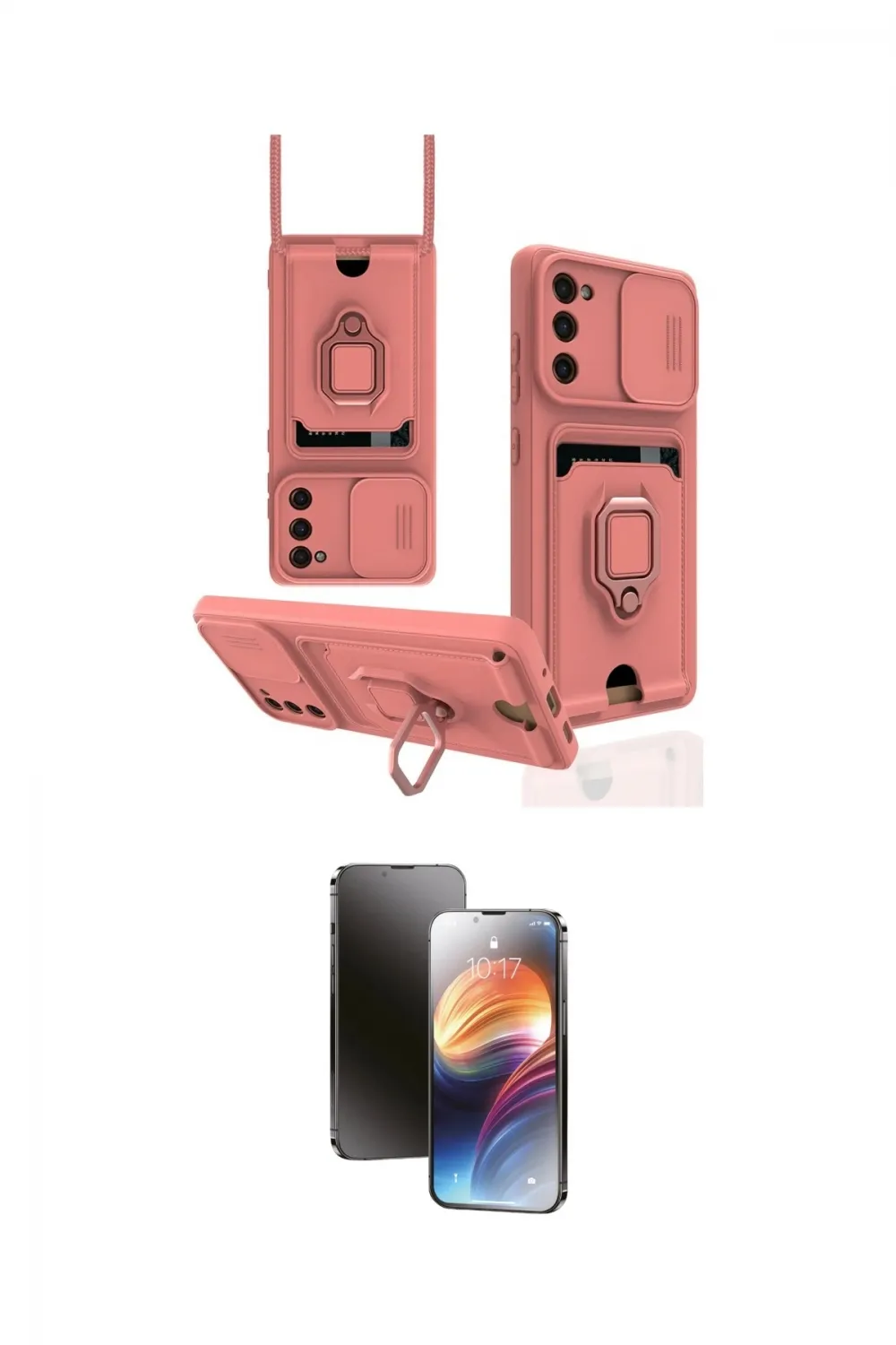 ieg™ Galaxy S20 FE Kılıf Vadi Form Prime - Siyah 3D Antistatik Mat Seramik Nano Ekran Koruyucu