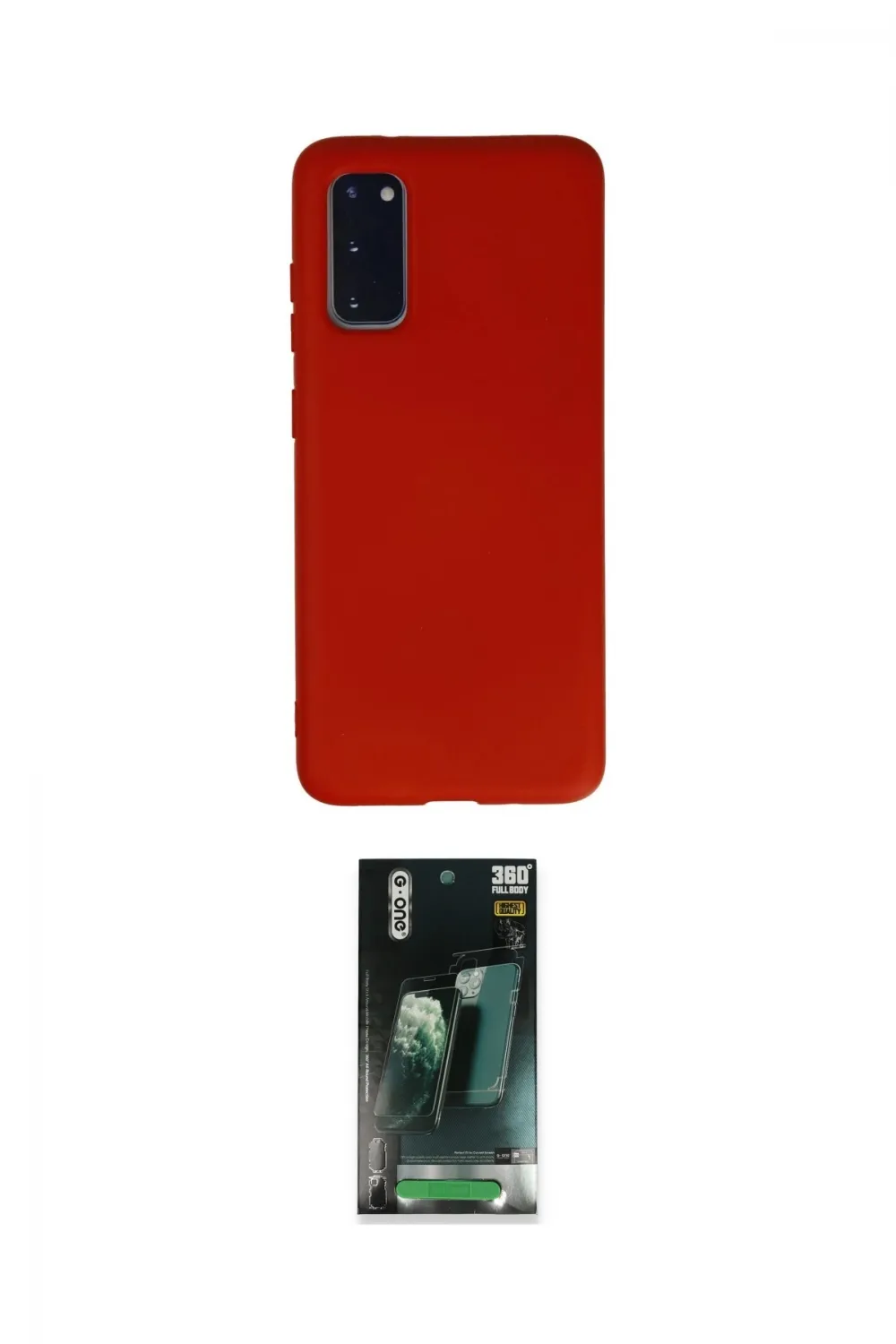 ieg™ Galaxy S20 Kılıf Ahenk Serisi - Şeffaf 360 Full Body Arka Koruyucu