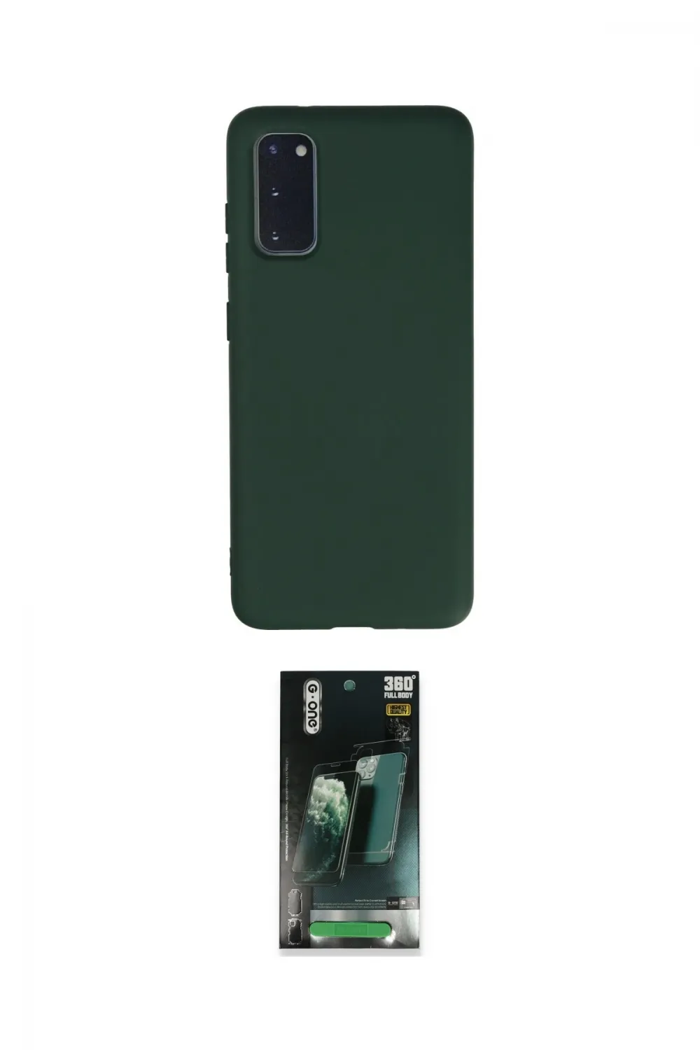 ieg™ Galaxy S20 Kılıf Ahenk Serisi - Şeffaf 360 Full Body Arka Koruyucu