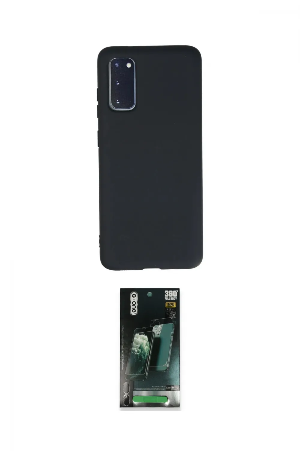 ieg™ Galaxy S20 Kılıf Ahenk Serisi - Şeffaf 360 Full Body Arka Koruyucu