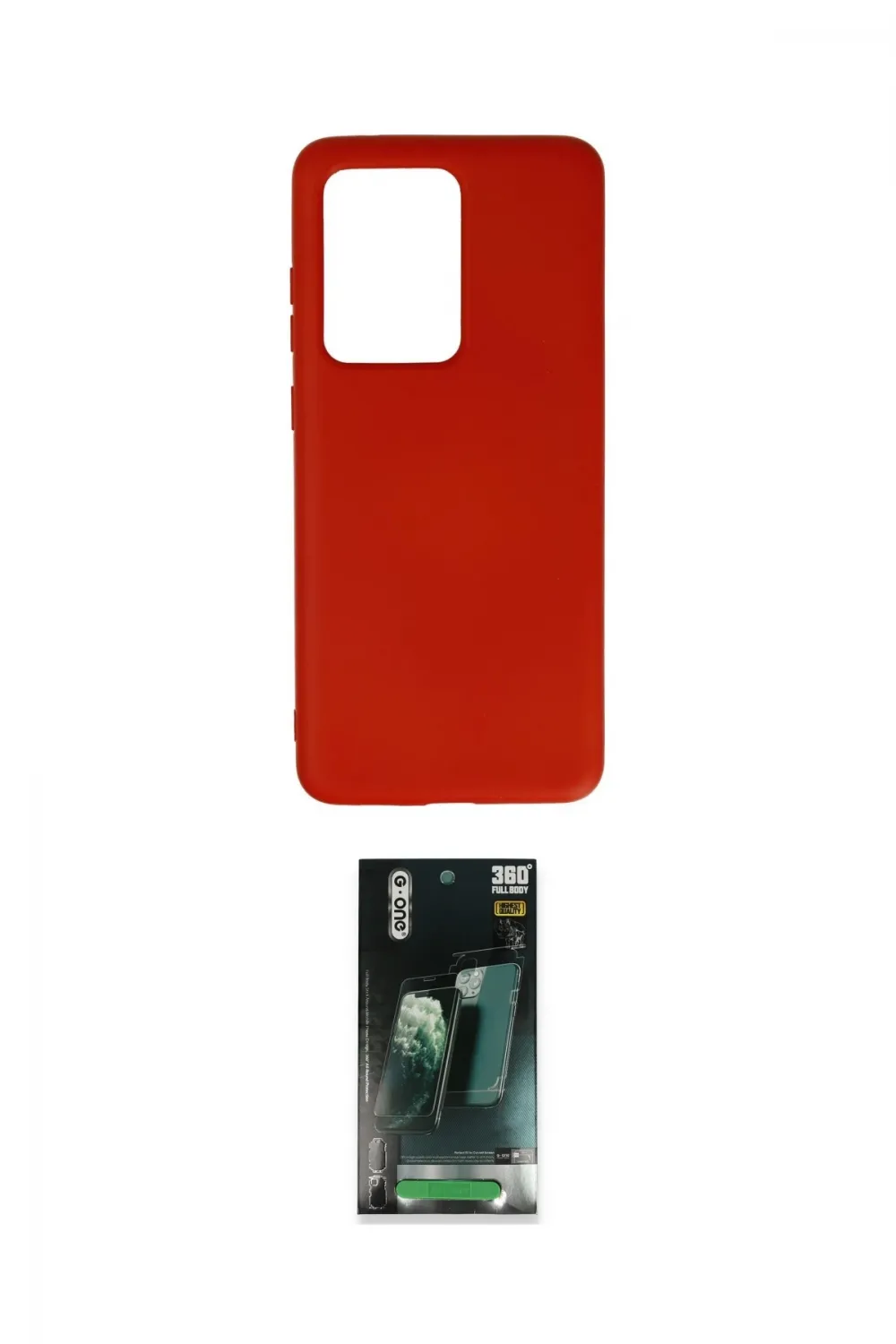 ieg™ Galaxy S20 Ultra Kılıf Ahenk Serisi - Şeffaf 360 Full Body Arka Koruyucu