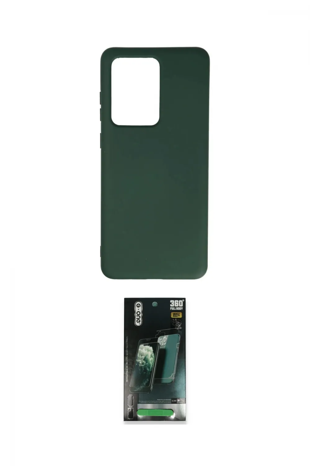 ieg™ Galaxy S20 Ultra Kılıf Ahenk Serisi - Şeffaf 360 Full Body Arka Koruyucu