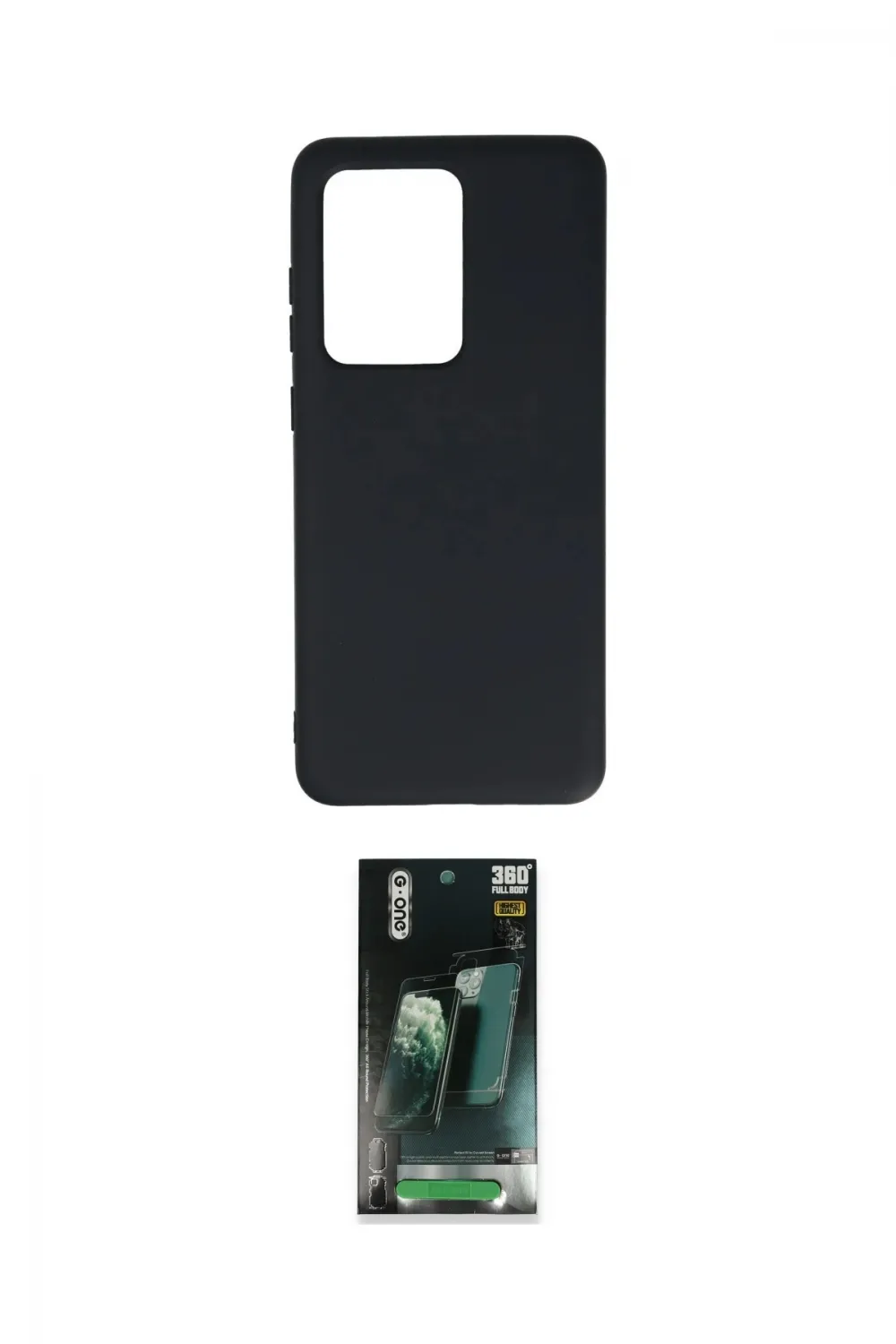 ieg™ Galaxy S20 Ultra Kılıf Ahenk Serisi - Şeffaf 360 Full Body Arka Koruyucu