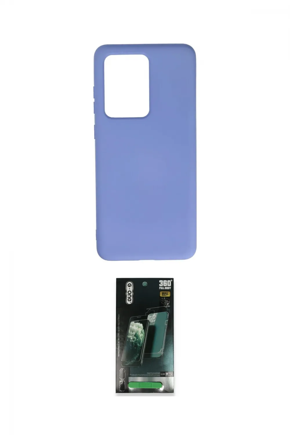 ieg™ Galaxy S20 Ultra Kılıf Ahenk Serisi - Şeffaf 360 Full Body Arka Koruyucu