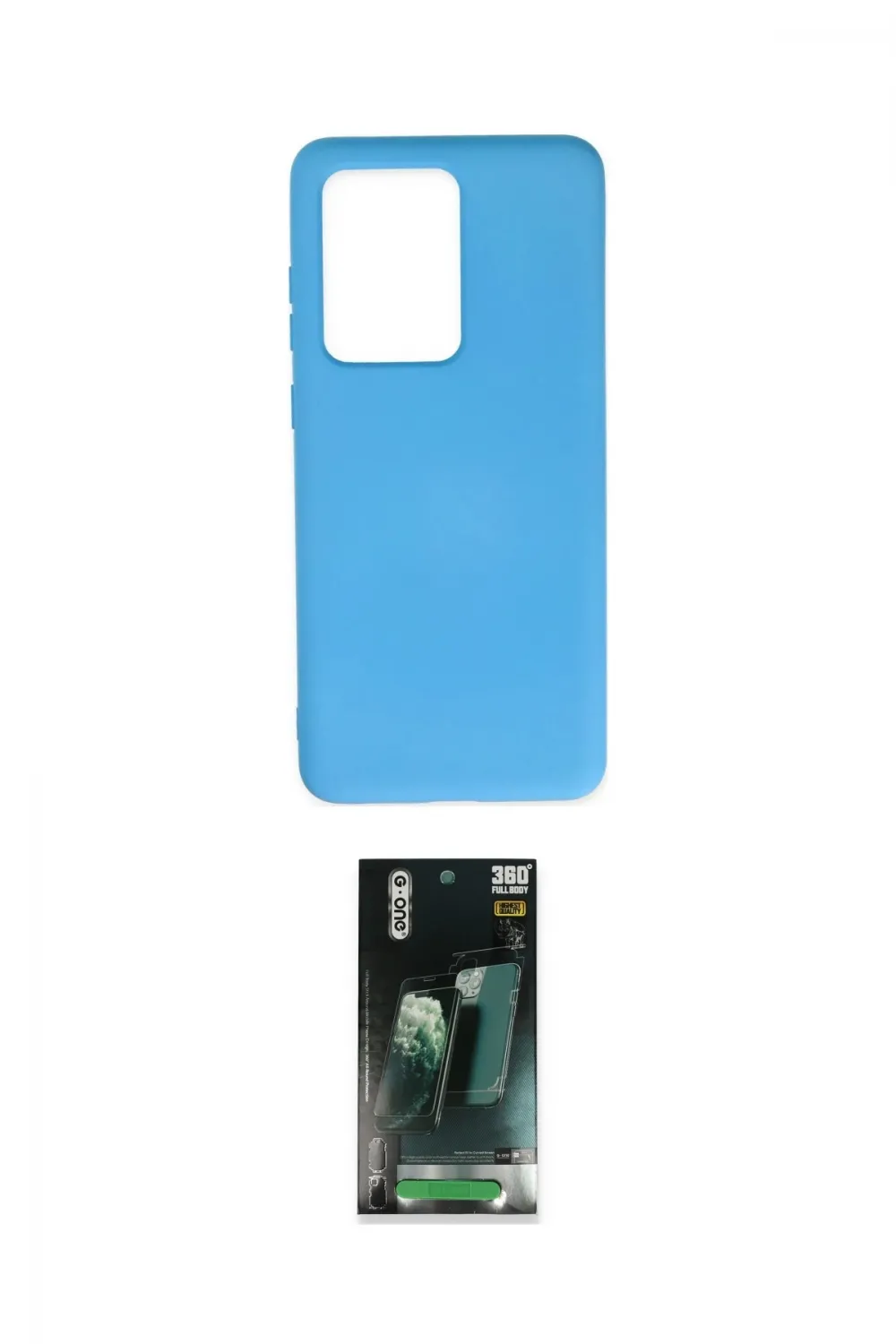 ieg™ Galaxy S20 Ultra Kılıf Ahenk Serisi - Şeffaf 360 Full Body Arka Koruyucu