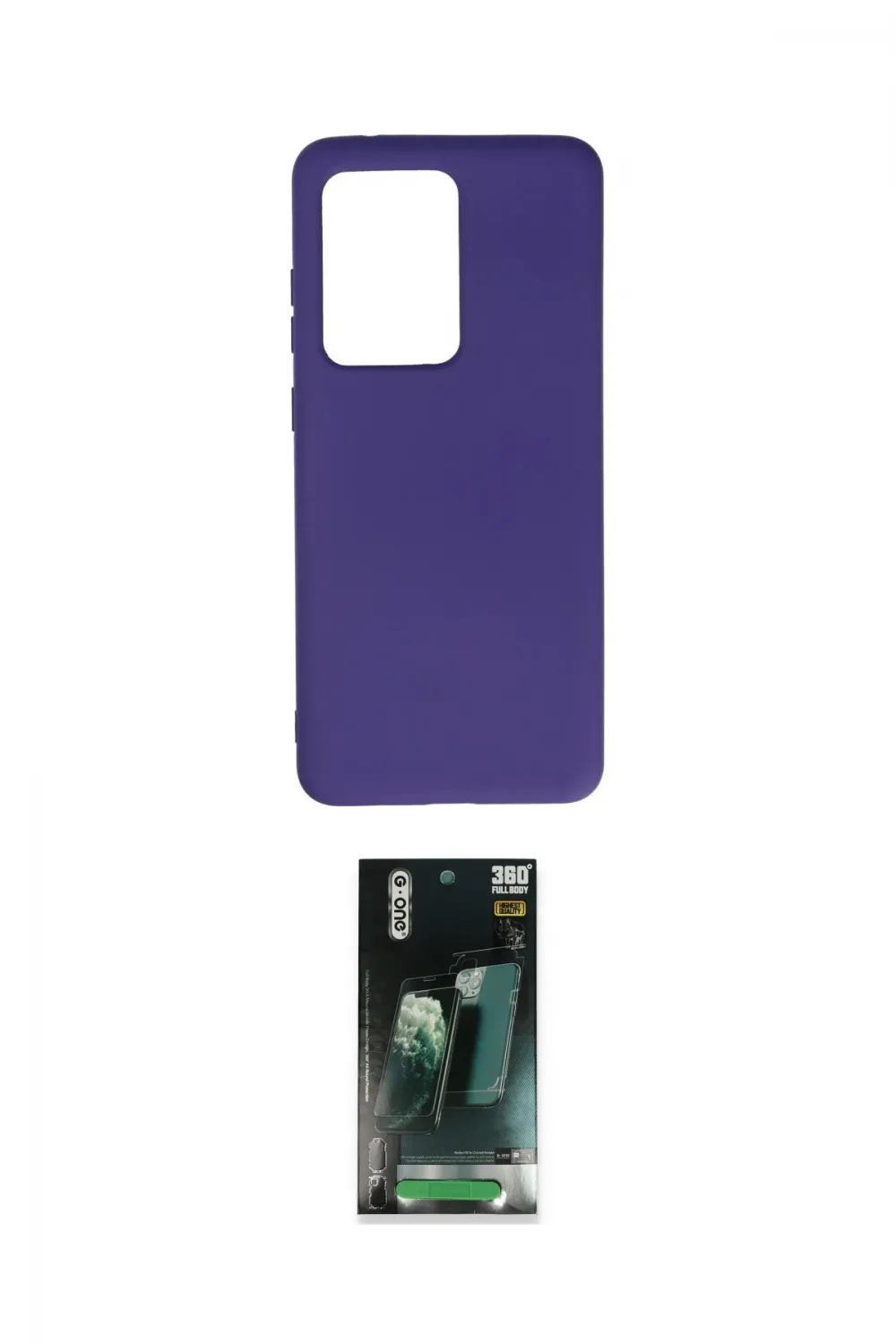 ieg™ Galaxy S20 Ultra Kılıf Ahenk Serisi - Şeffaf 360 Full Body Arka Koruyucu