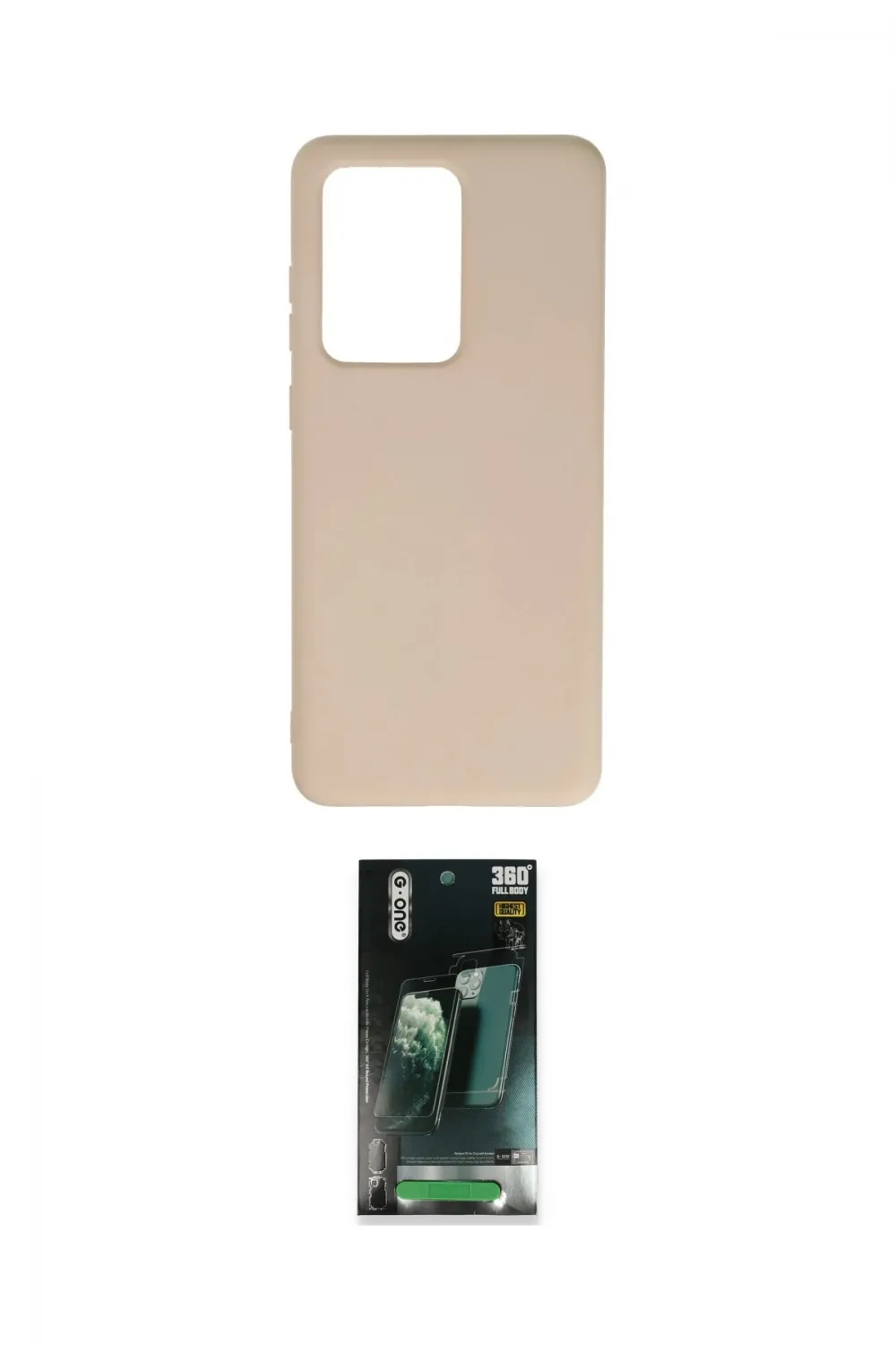 ieg™ Galaxy S20 Ultra Kılıf Ahenk Serisi - Şeffaf 360 Full Body Arka Koruyucu