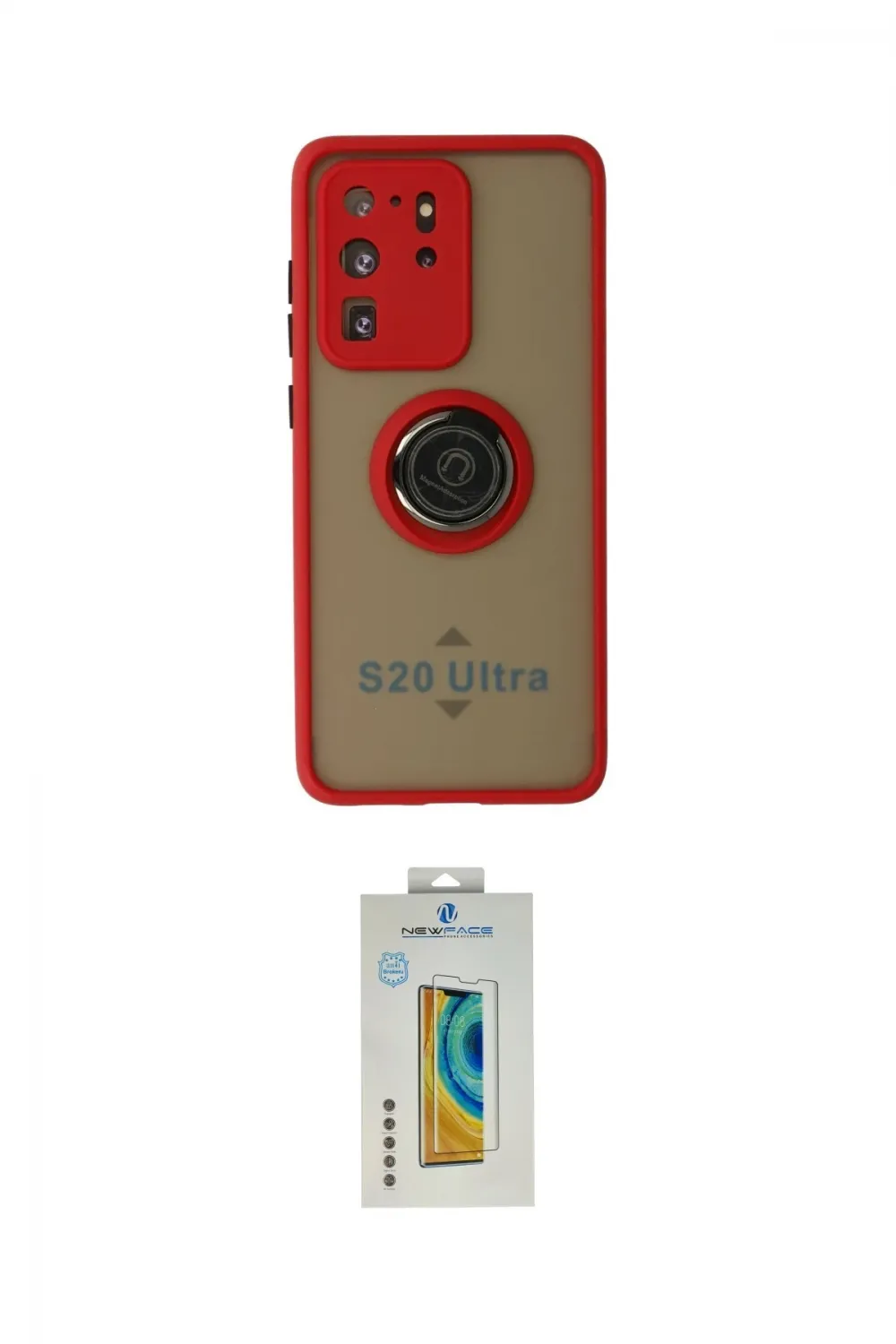 ieg™ Galaxy S20 Ultra Kılıf Yörünge Çizgi - Şeffaf Polymer Nano Ekran Koruyucu