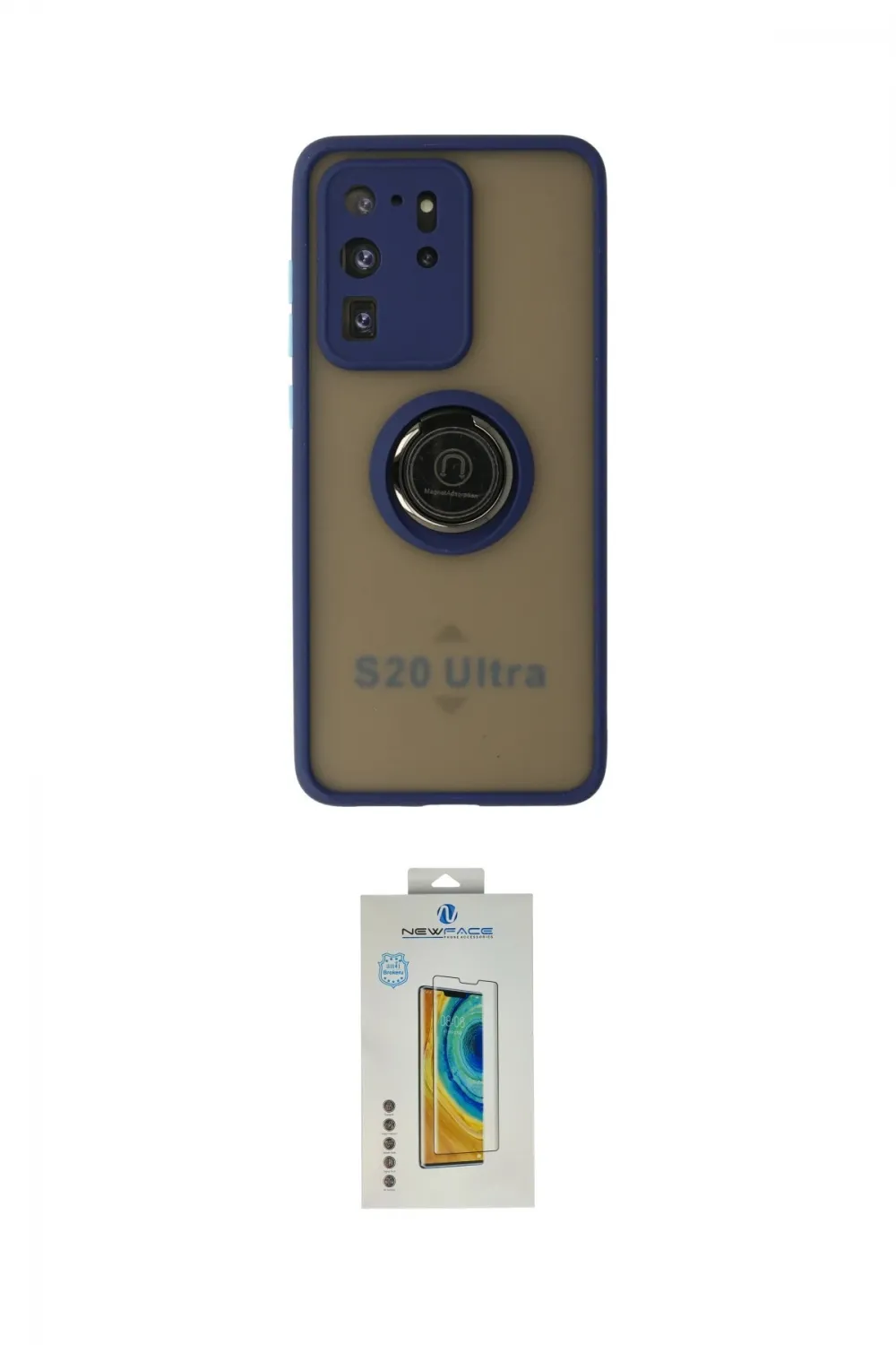 ieg™ Galaxy S20 Ultra Kılıf Yörünge Çizgi - Şeffaf Polymer Nano Ekran Koruyucu