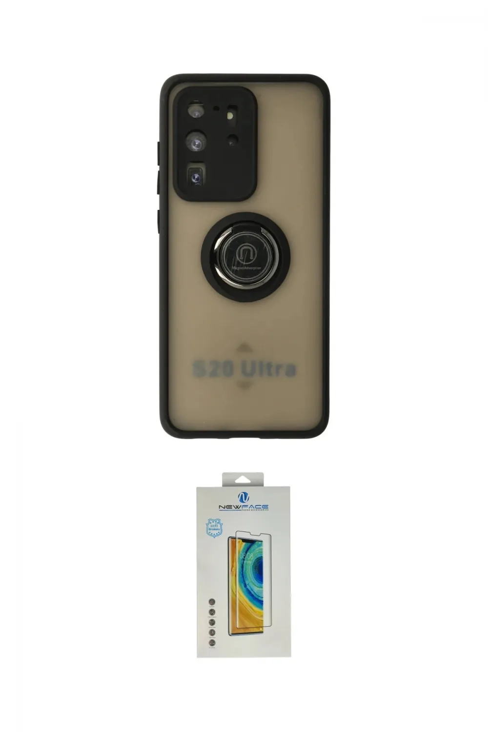 ieg™ Galaxy S20 Ultra Kılıf Yörünge Çizgi - Şeffaf Polymer Nano Ekran Koruyucu