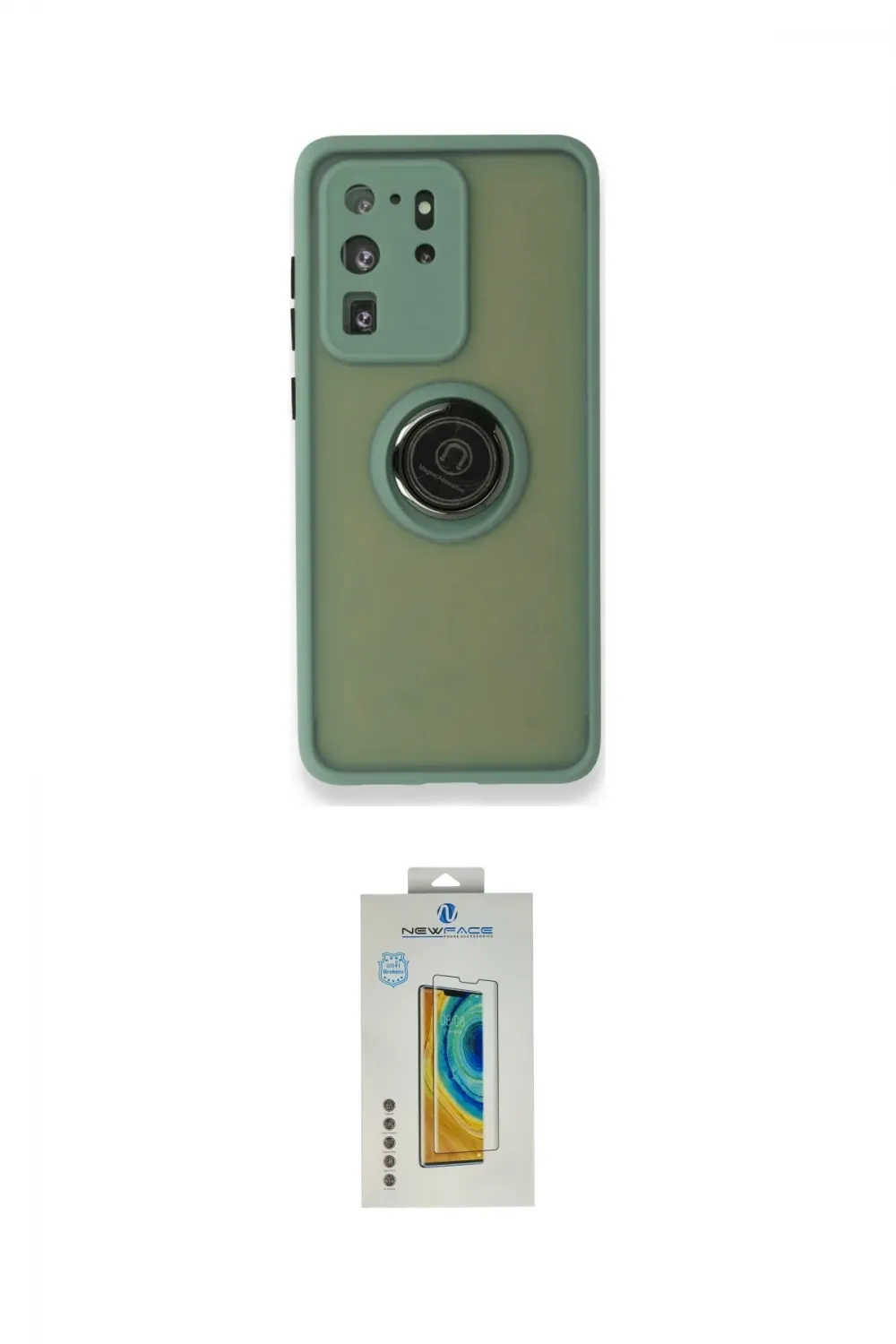 ieg™ Galaxy S20 Ultra Kılıf Yörünge Çizgi - Şeffaf Polymer Nano Ekran Koruyucu