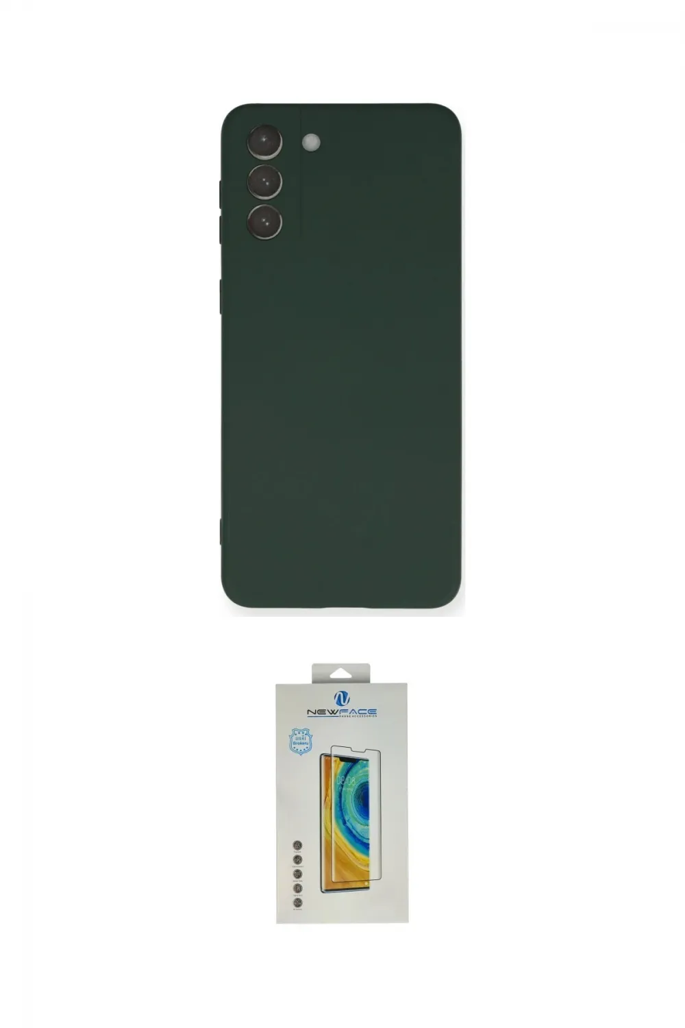 ieg™ Galaxy S21 Plus Kılıf Ahenk Serisi - Şeffaf Polymer Nano Ekran Koruyucu