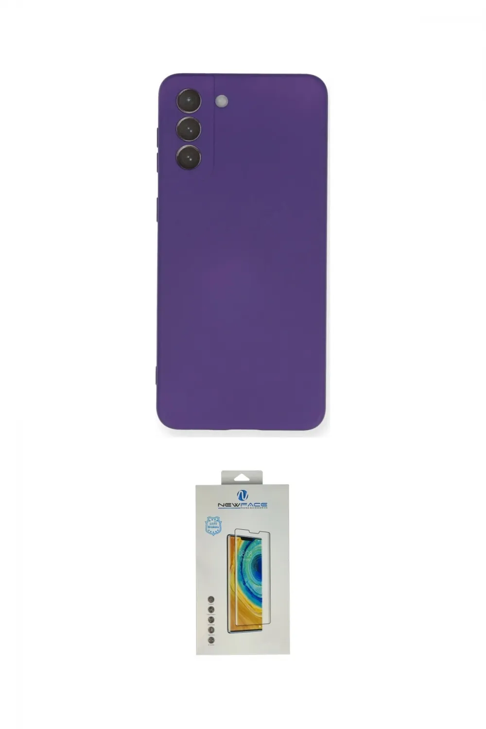 ieg™ Galaxy S21 Plus Kılıf Ahenk Serisi - Şeffaf Polymer Nano Ekran Koruyucu