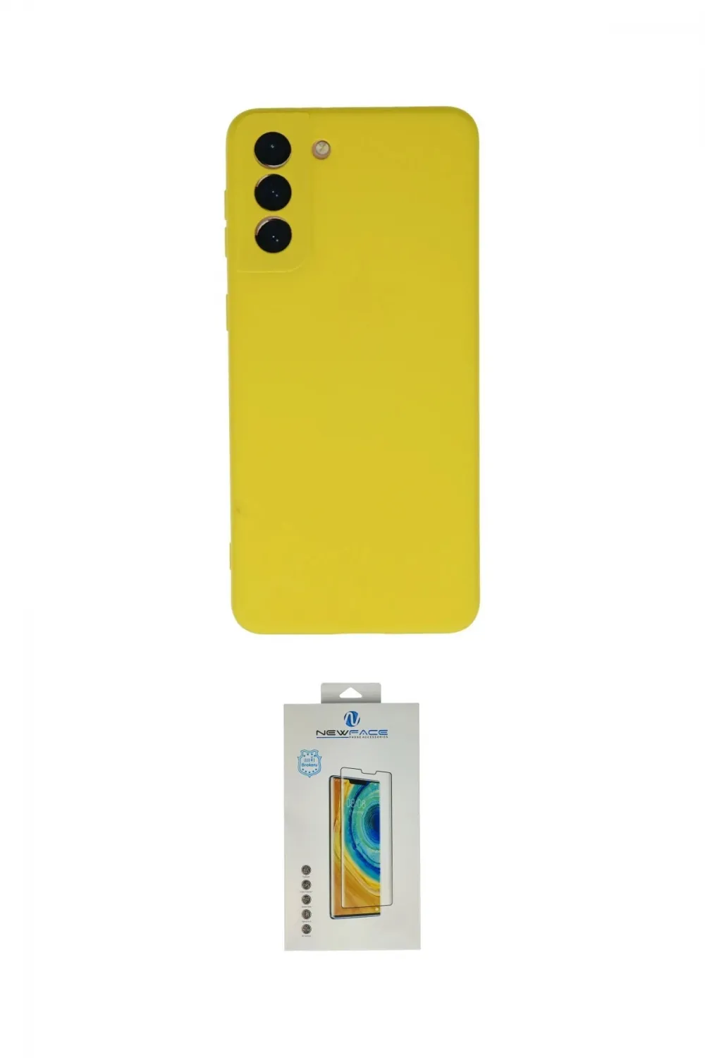 ieg™ Galaxy S21 Plus Kılıf Ahenk Serisi - Şeffaf Polymer Nano Ekran Koruyucu