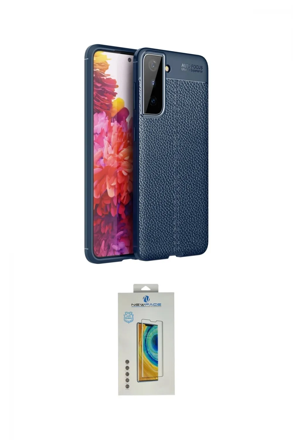ieg™ Galaxy S21 Plus Kılıf Doruk Klasik Özel Seri - Şeffaf Polymer Nano Ekran Koruyucu