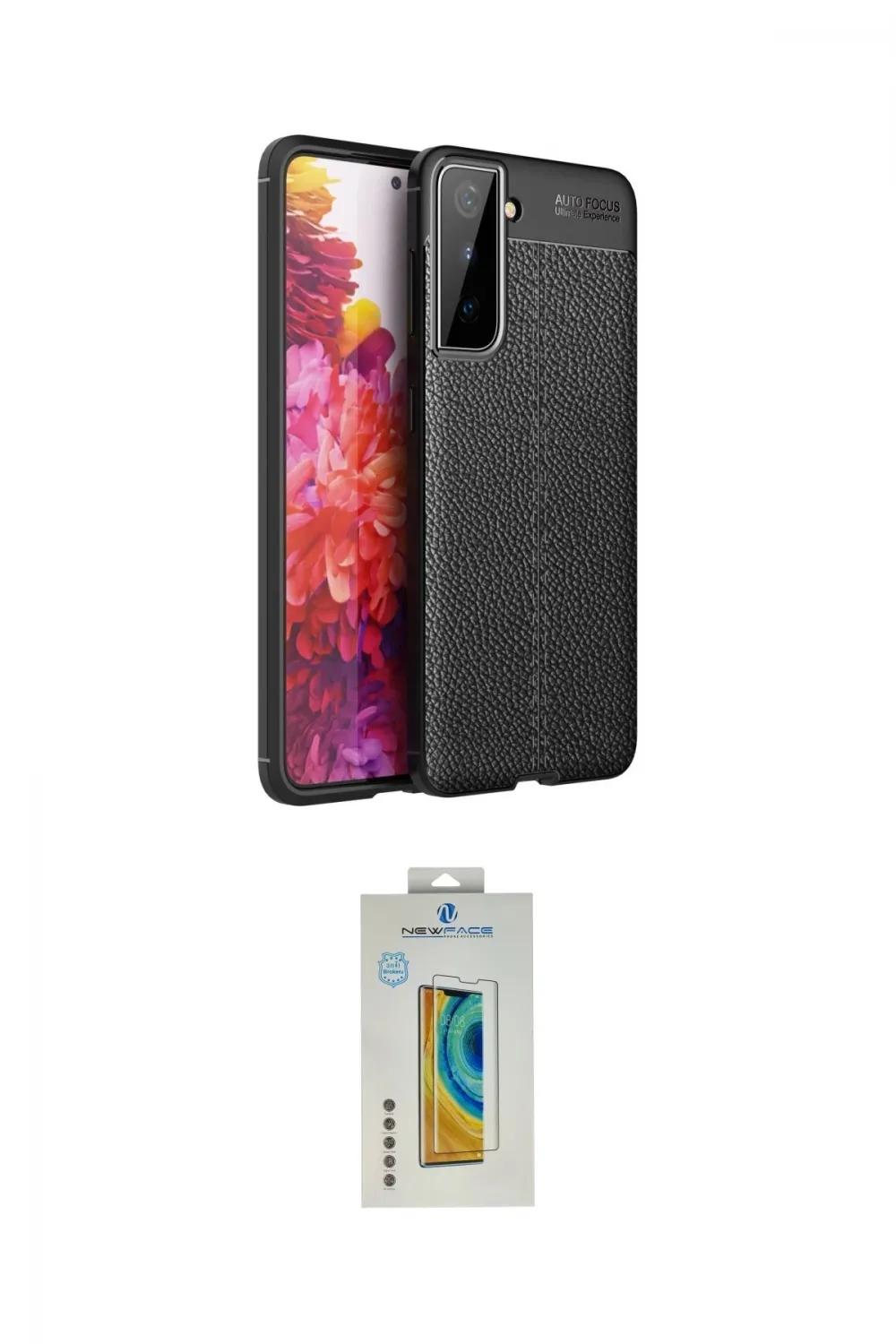 ieg™ Galaxy S21 Plus Kılıf Doruk Klasik Özel Seri - Şeffaf Polymer Nano Ekran Koruyucu