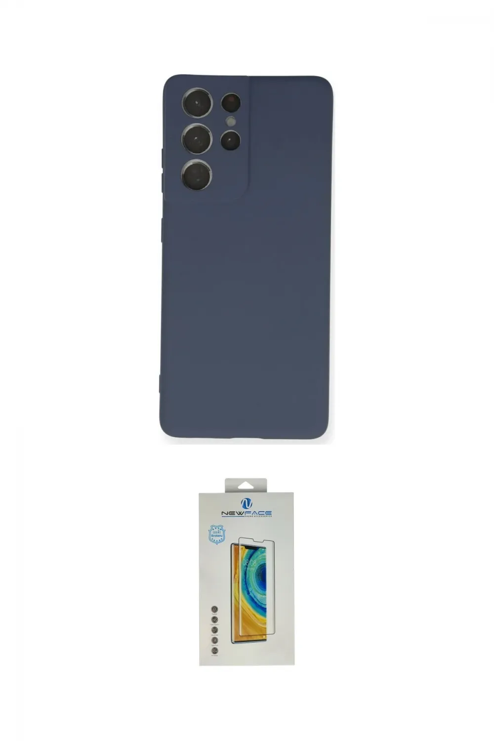 ieg™ Galaxy S21 Ultra Kılıf Ahenk Serisi - Şeffaf Polymer Nano Ekran Koruyucu