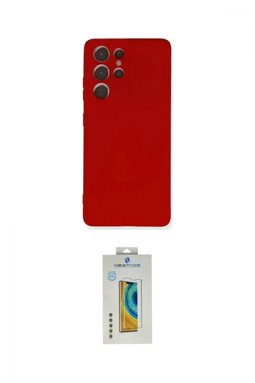 ieg™ Galaxy S21 Ultra Kılıf Ahenk Serisi - Şeffaf Polymer Nano Ekran Koruyucu
