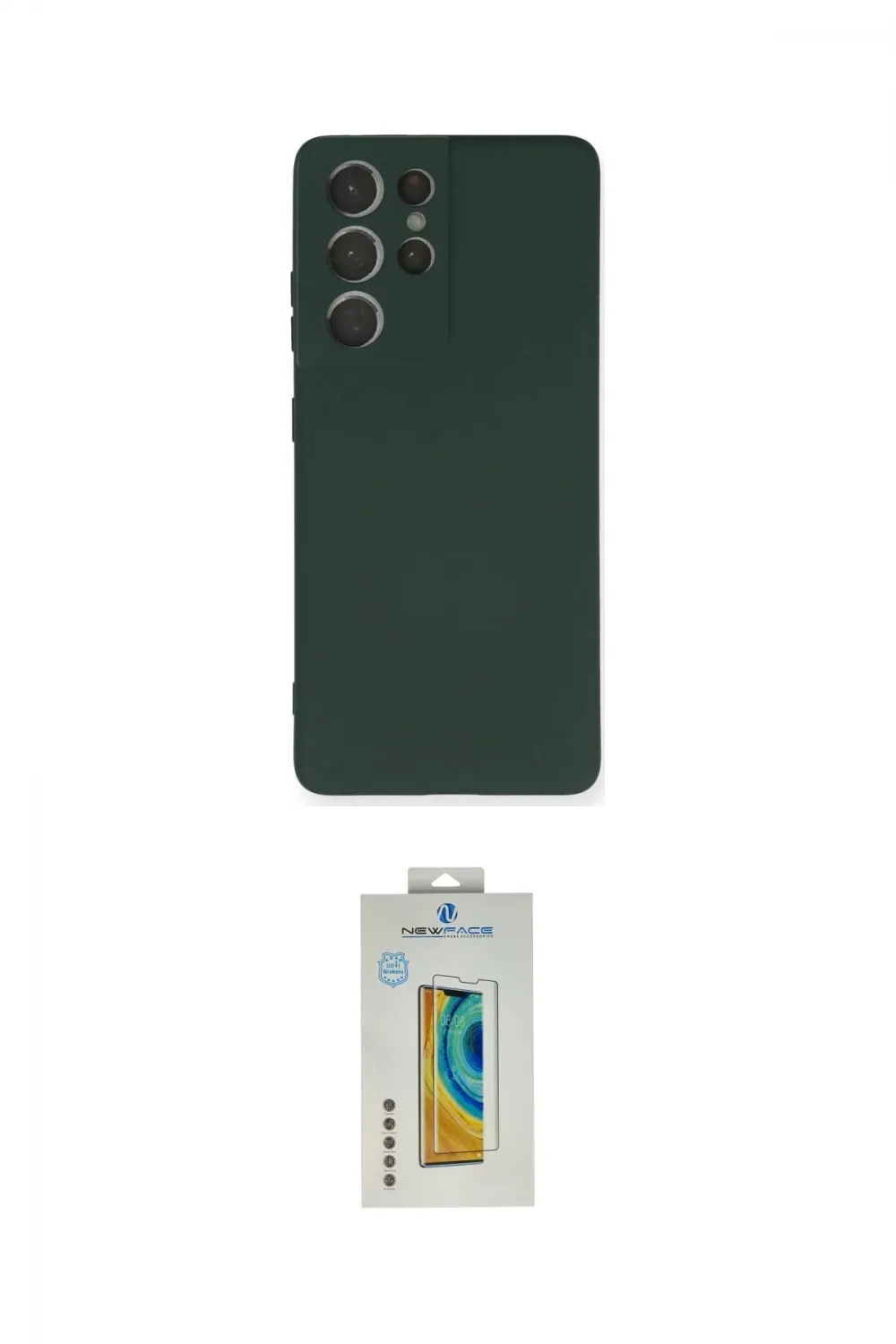 ieg™ Galaxy S21 Ultra Kılıf Ahenk Serisi - Şeffaf Polymer Nano Ekran Koruyucu