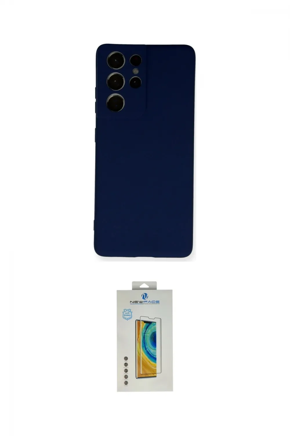 ieg™ Galaxy S21 Ultra Kılıf Ahenk Serisi - Şeffaf Polymer Nano Ekran Koruyucu