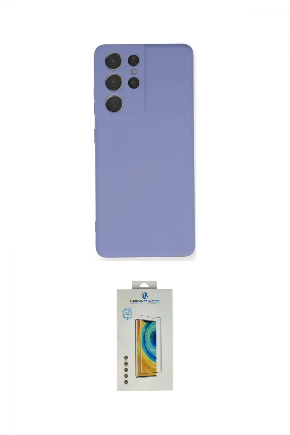 ieg™ Galaxy S21 Ultra Kılıf Ahenk Serisi - Şeffaf Polymer Nano Ekran Koruyucu