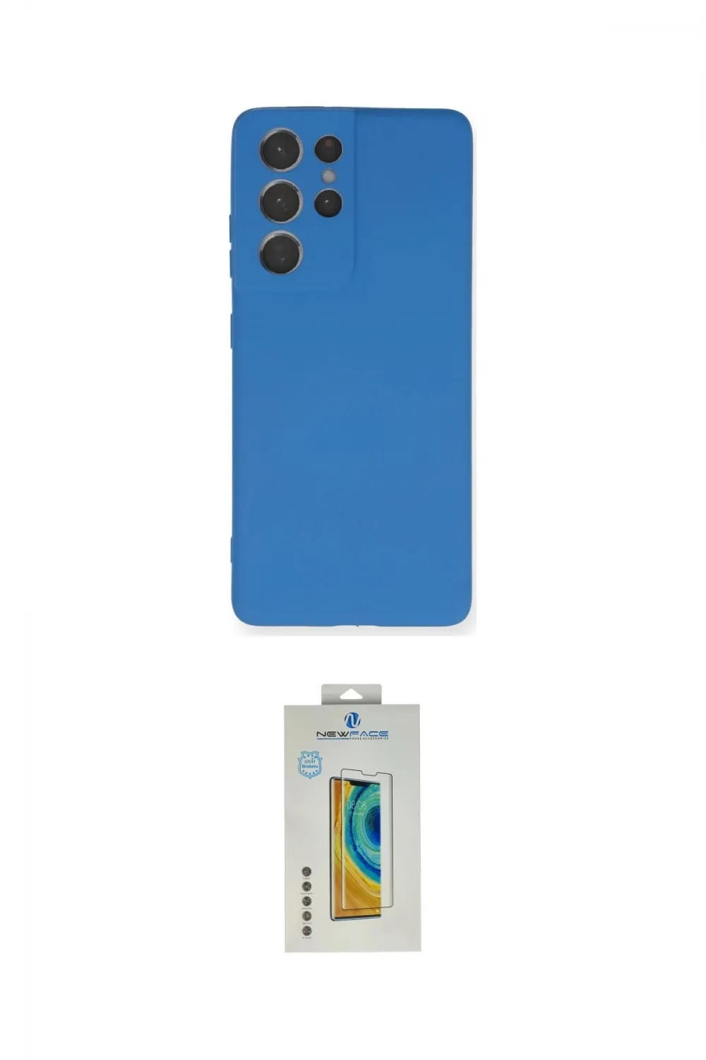 ieg™ Galaxy S21 Ultra Kılıf Ahenk Serisi - Şeffaf Polymer Nano Ekran Koruyucu