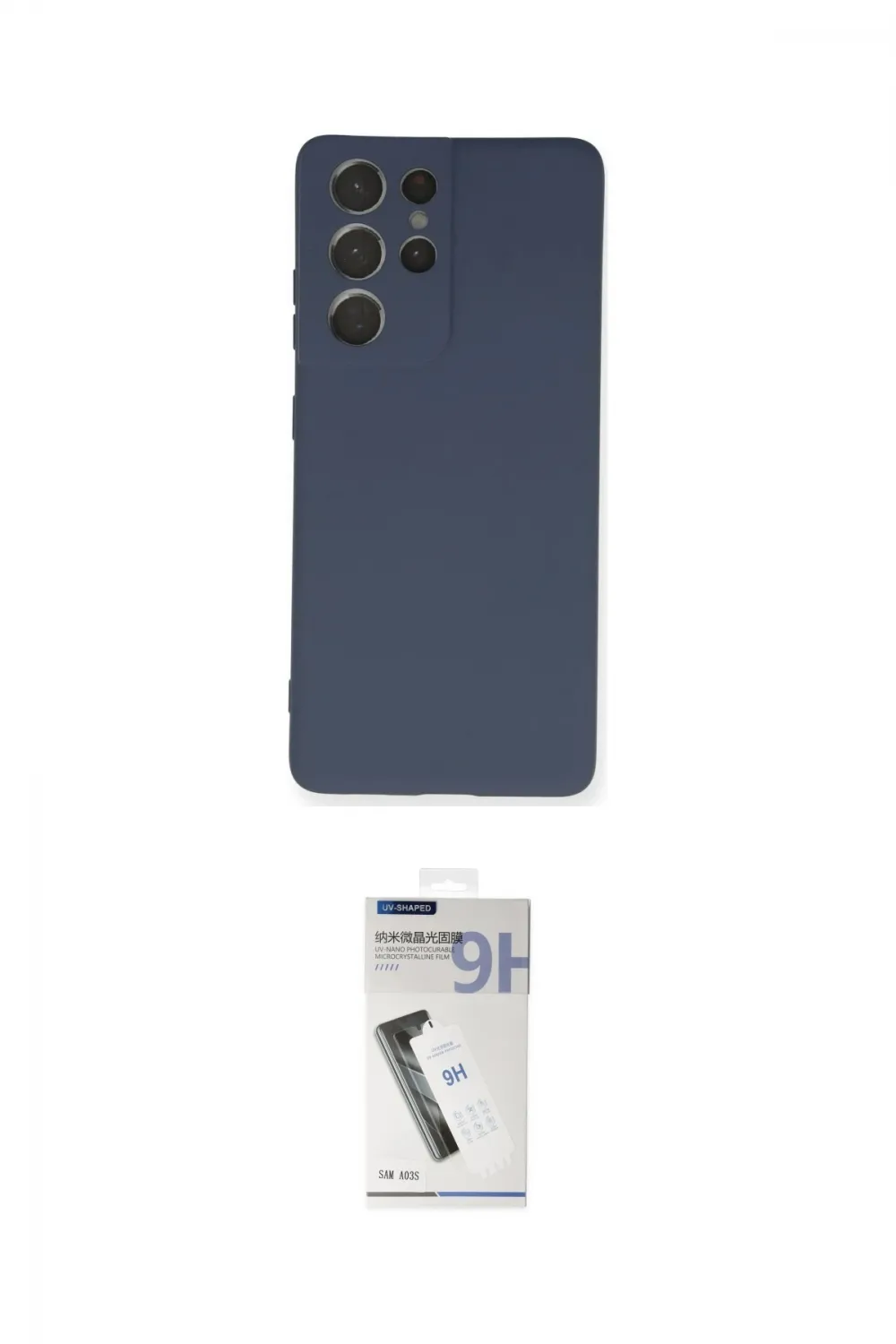 ieg™ Galaxy S21 Ultra Kılıf Ahenk Serisi - Şeffaf Uv Polymer Nano Ekran Koruyucu